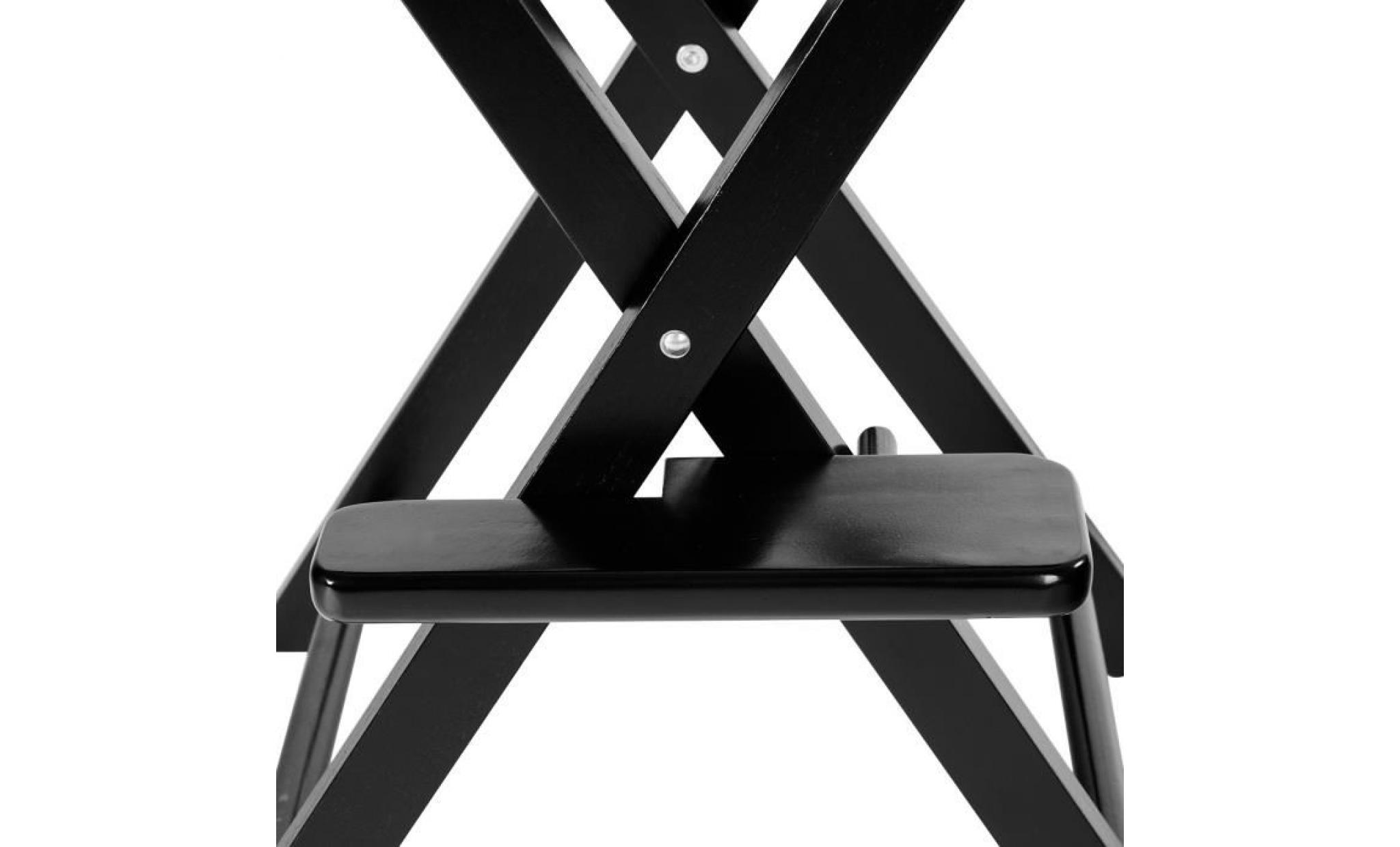 costway chaise de directeurs haute pliante fauteuil portable chaise de réalisateur en bois massif chaise de réalisateur chaise esthé pas cher