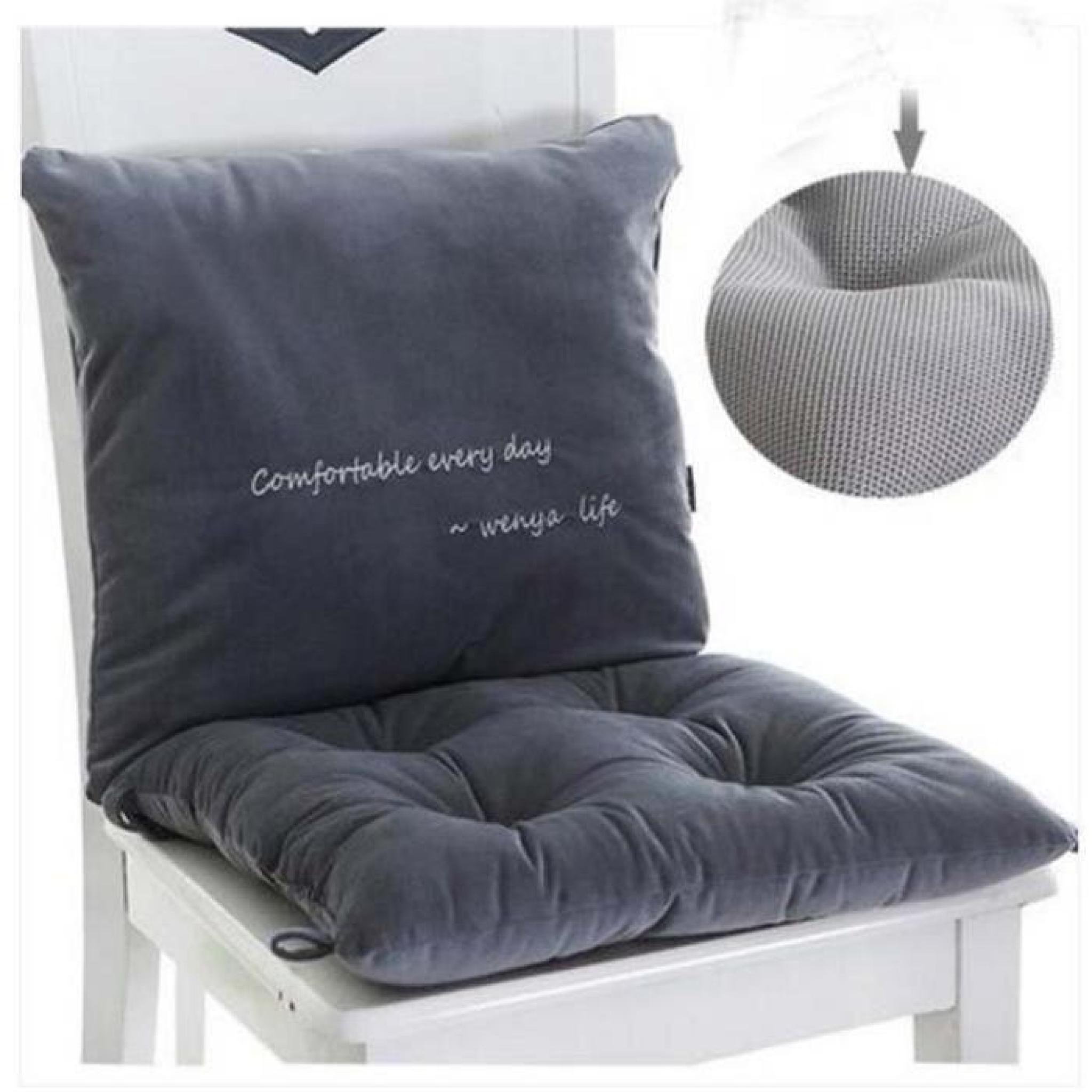 Coussins de chaise haute qualité- chaises de chaise classique,gris foncé 31*15