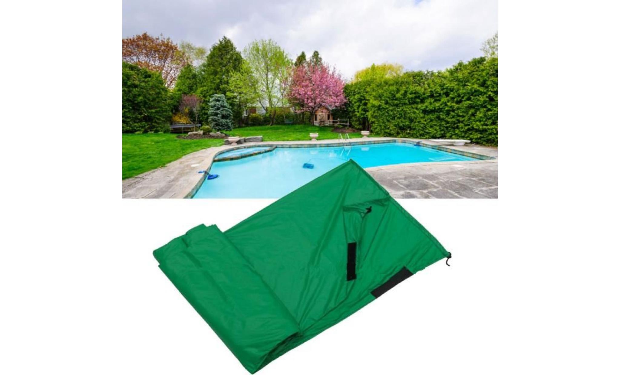 couverture de piscine chauffée pour patio protecteur imperméable à l'eau pour usage intensif en plein air(l)