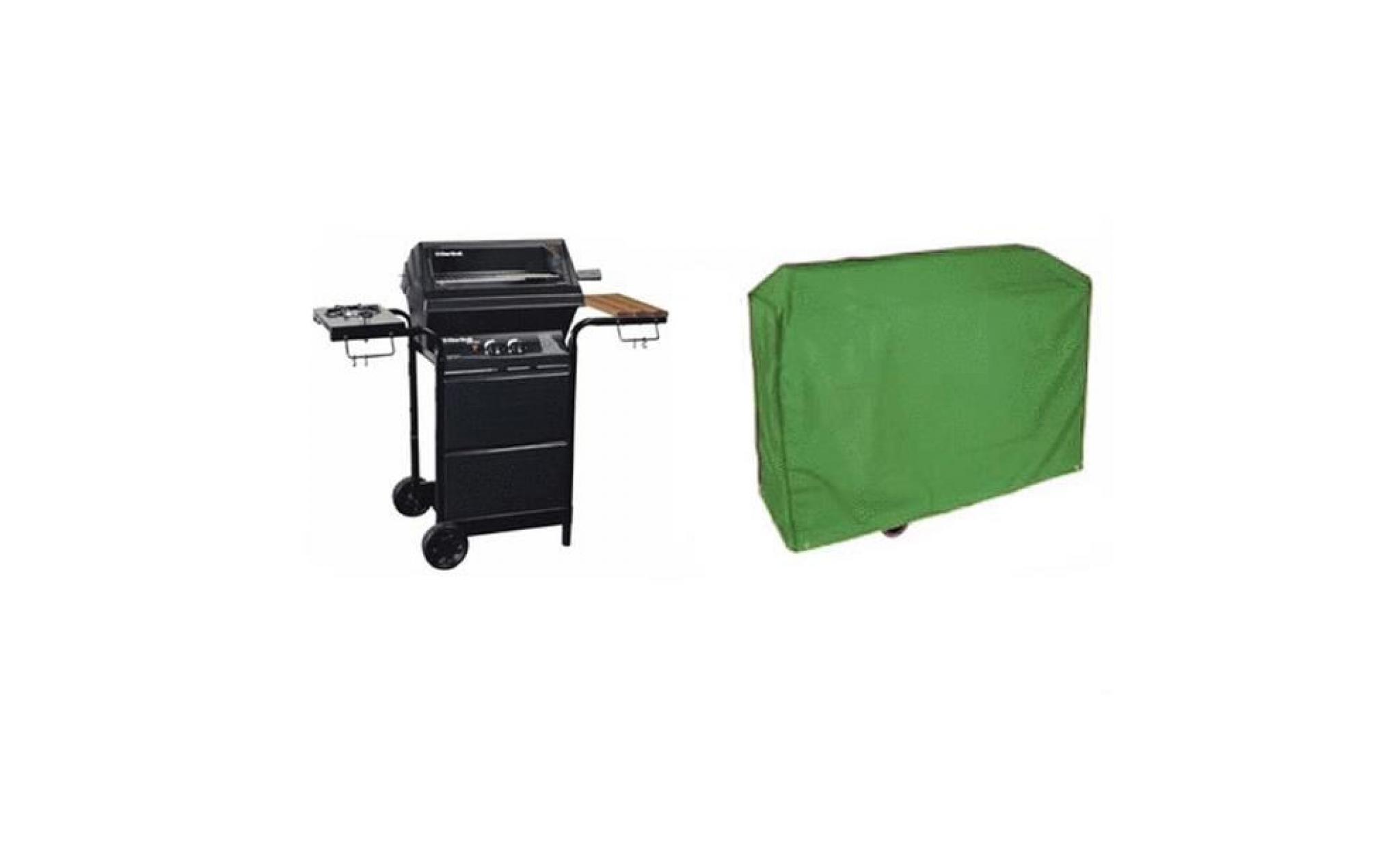 couverture preuve 150x100x125cm vert bbq barbecue grill eau sac bbq gas protection grill