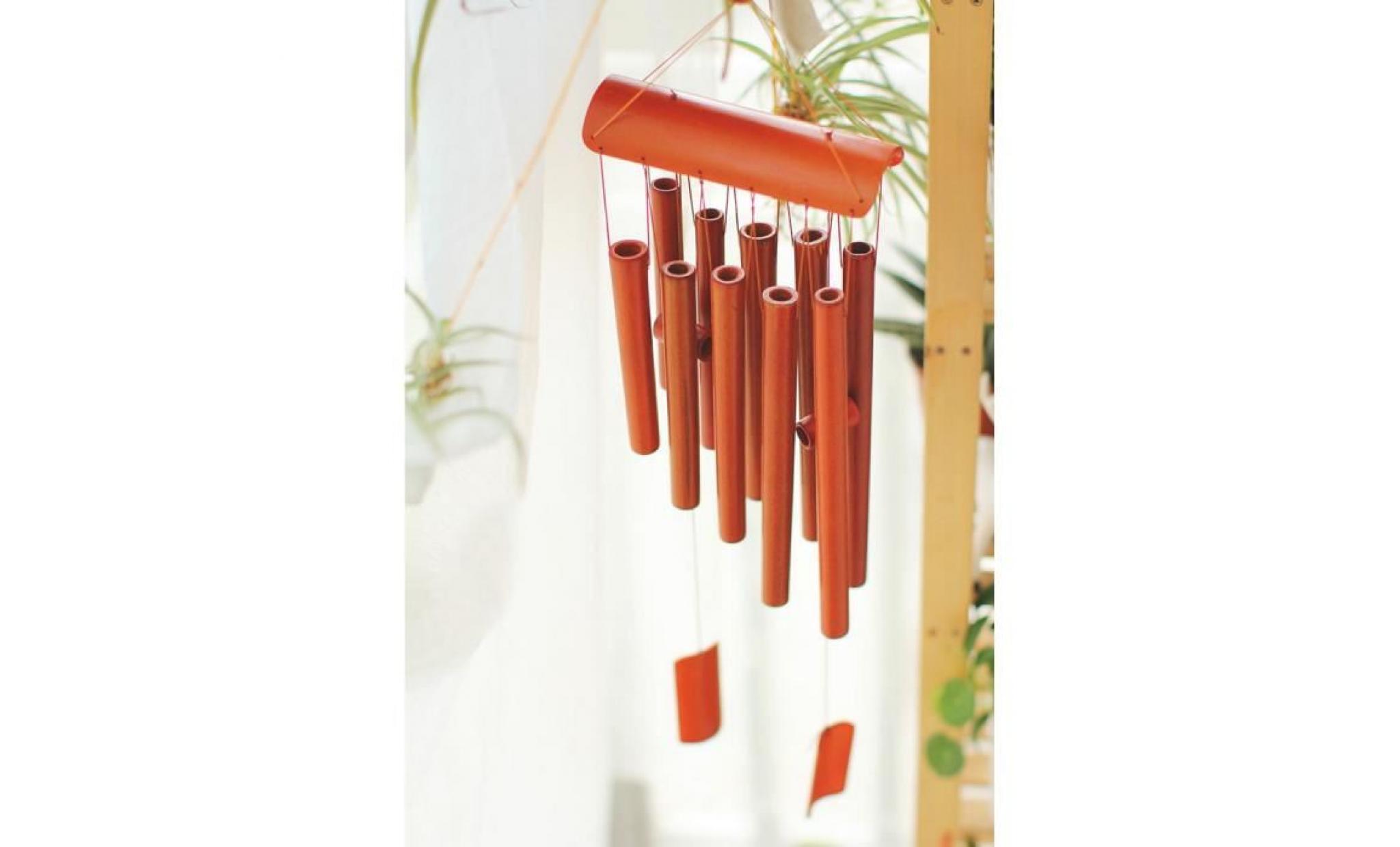 créative carillons à vents / délicate campanula, bamboo / 23''