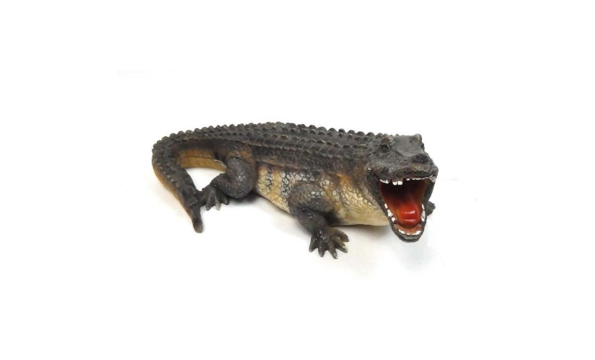 crocodile en résine 33cm