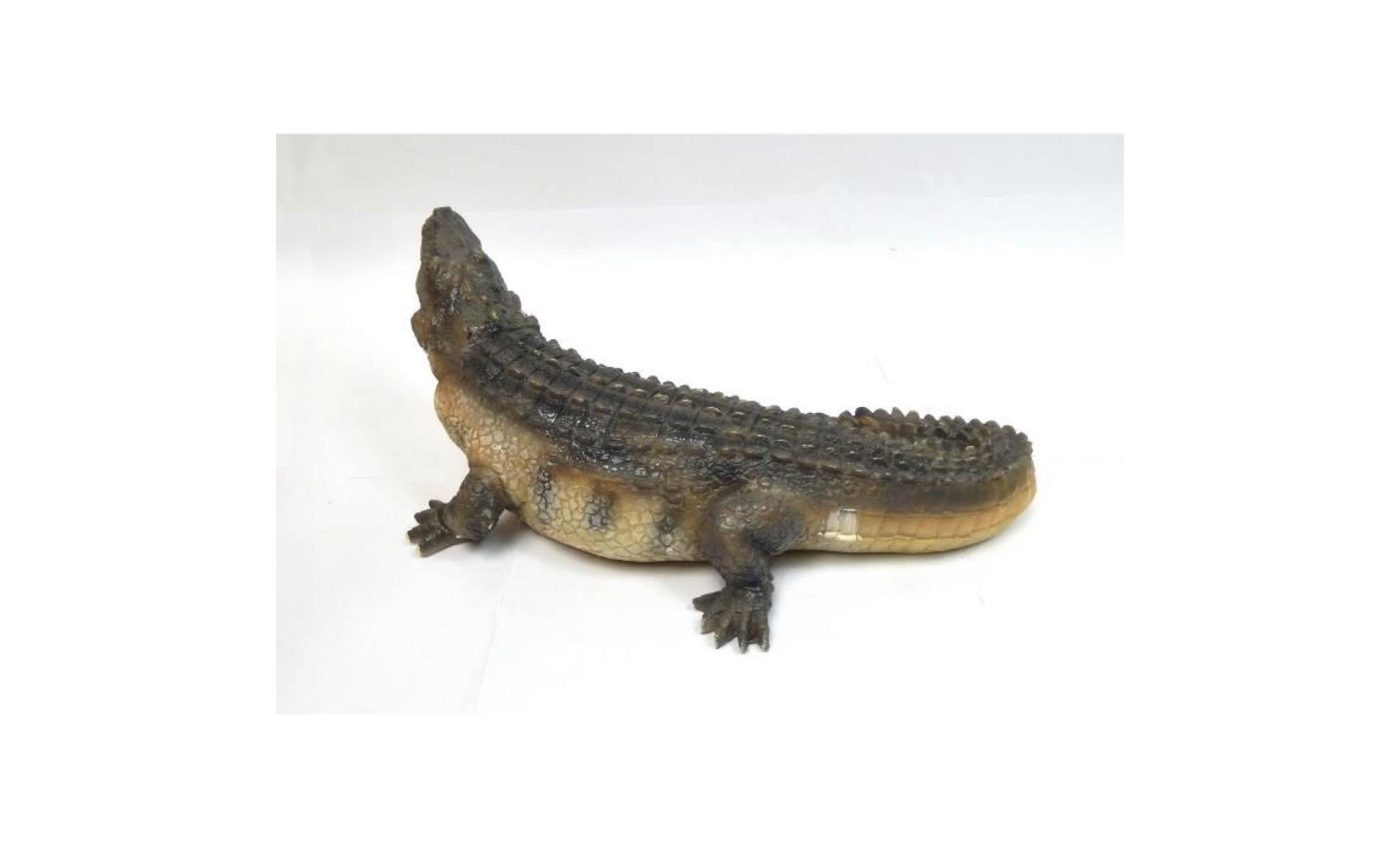 crocodile en résine 33cm pas cher