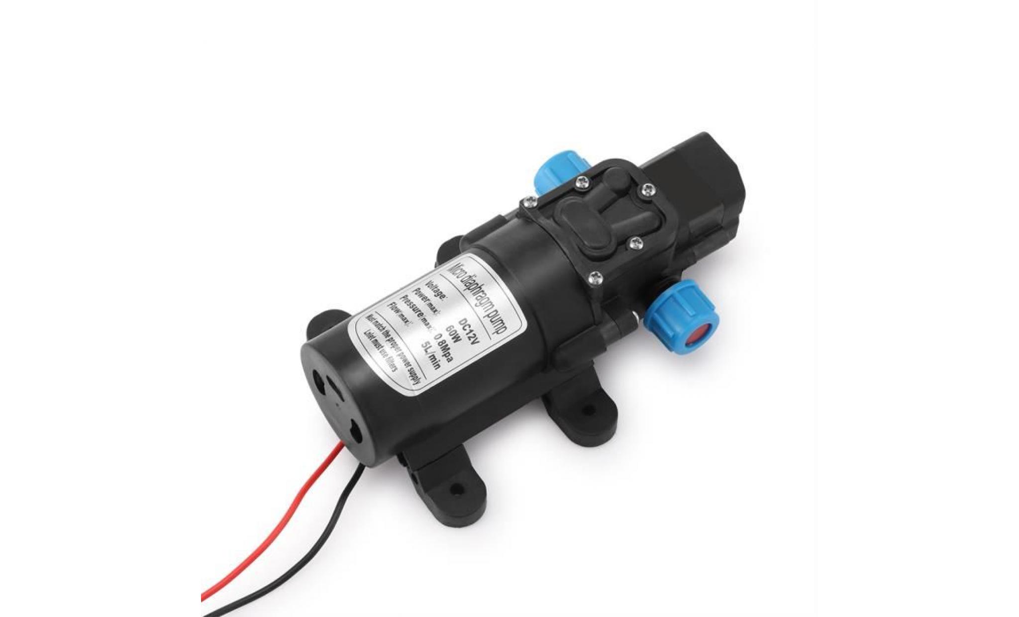 dc micro pompe à diaphragme 12v 60w 5l / min pompe à eau haute pression