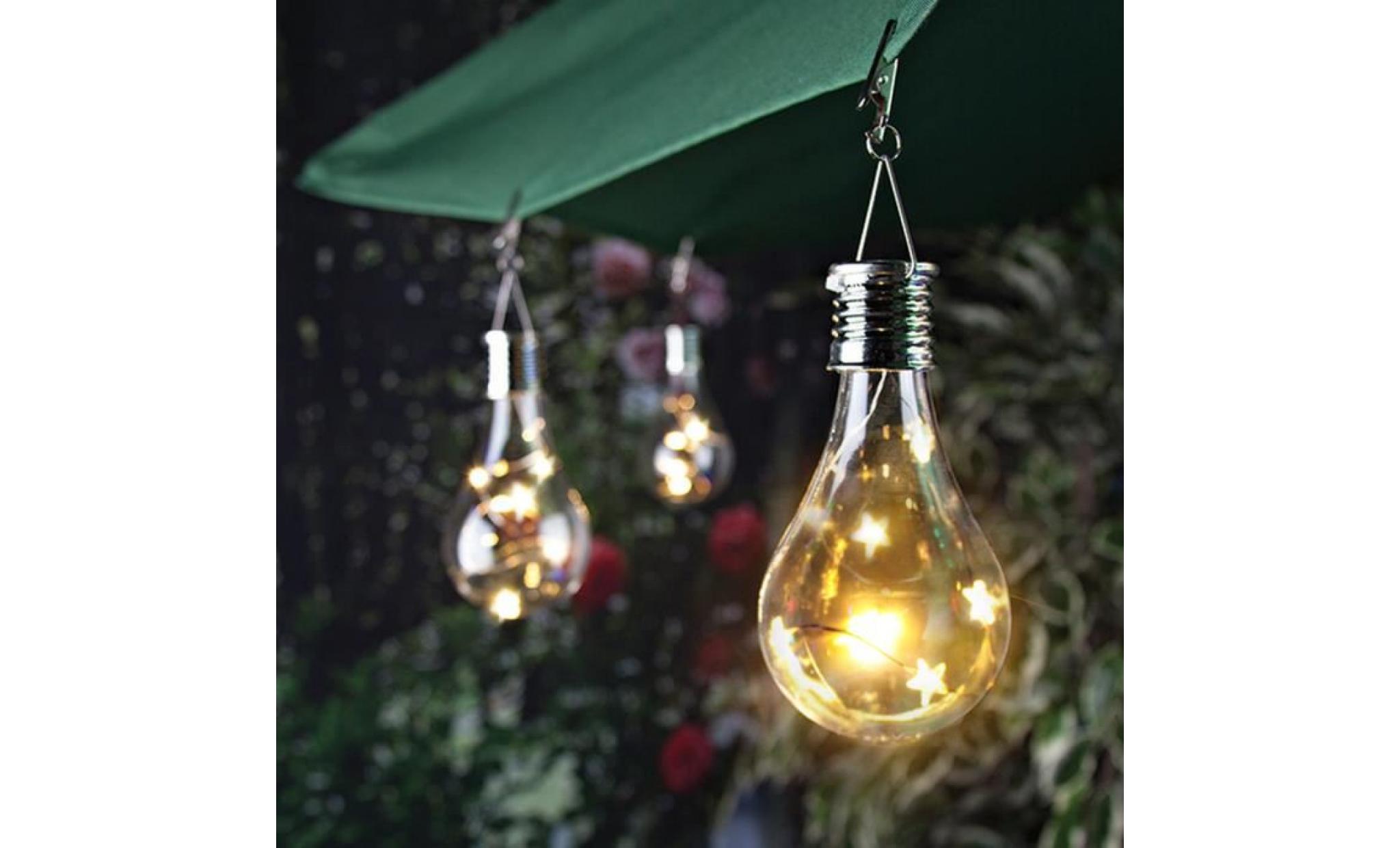 décoration lumineux luminaire suspendu à del rotatif solaire pour jardin  #da 841 pas cher