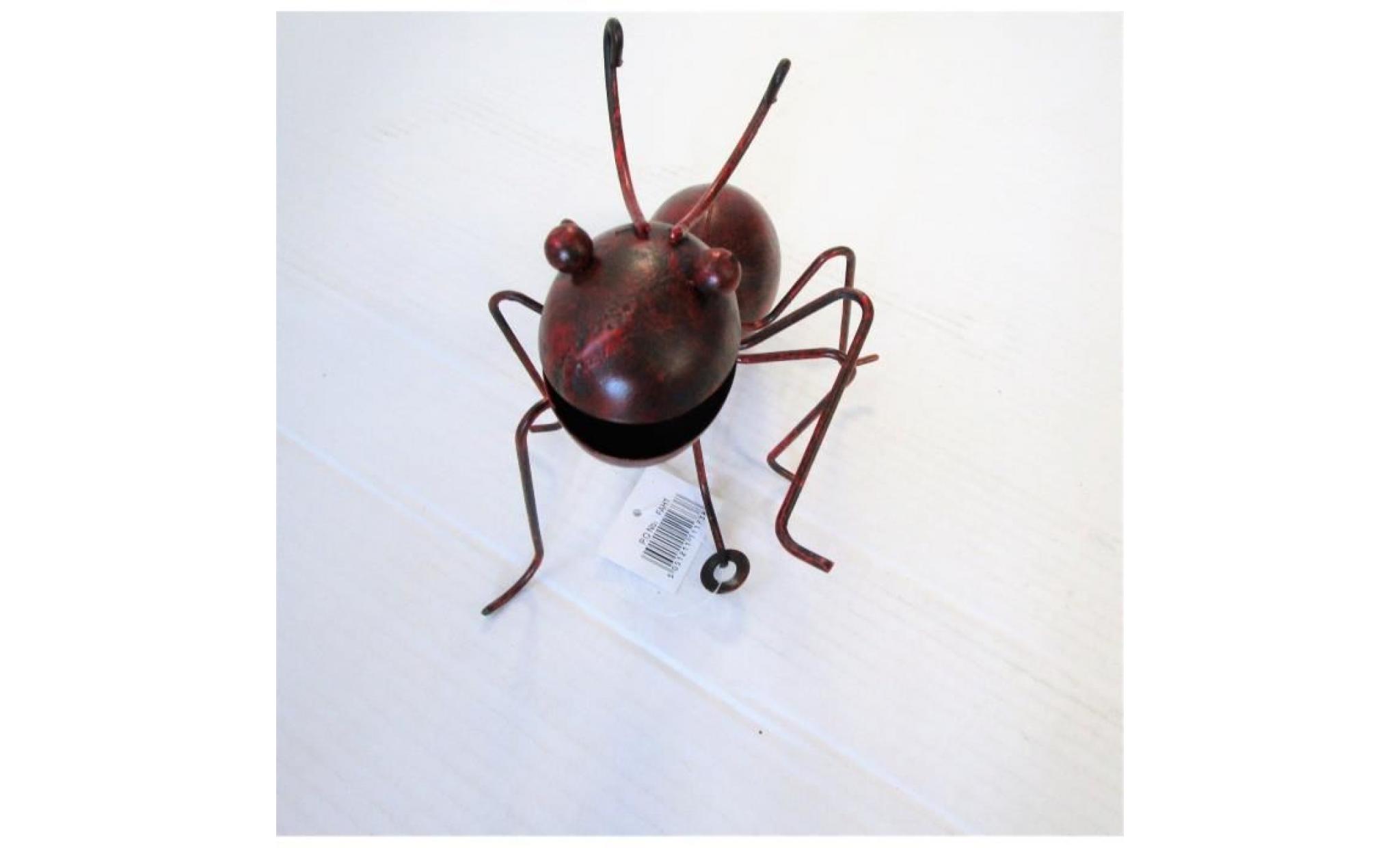 décoration murale fourmi rouge en métal   décoration de la maison et ornement de jardin pas cher