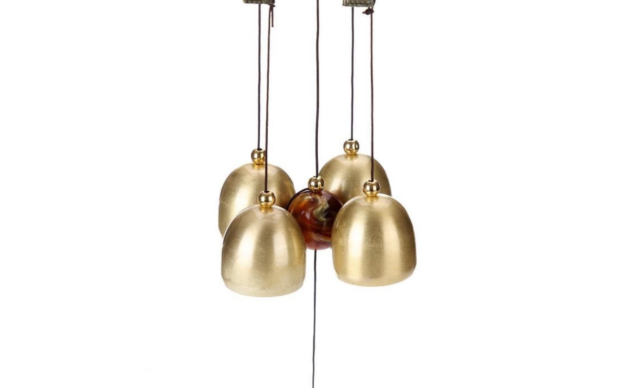 deuxsuns®amazing chime grace collection grand son bronze couleur bells carillons éoliens @1613 pas cher