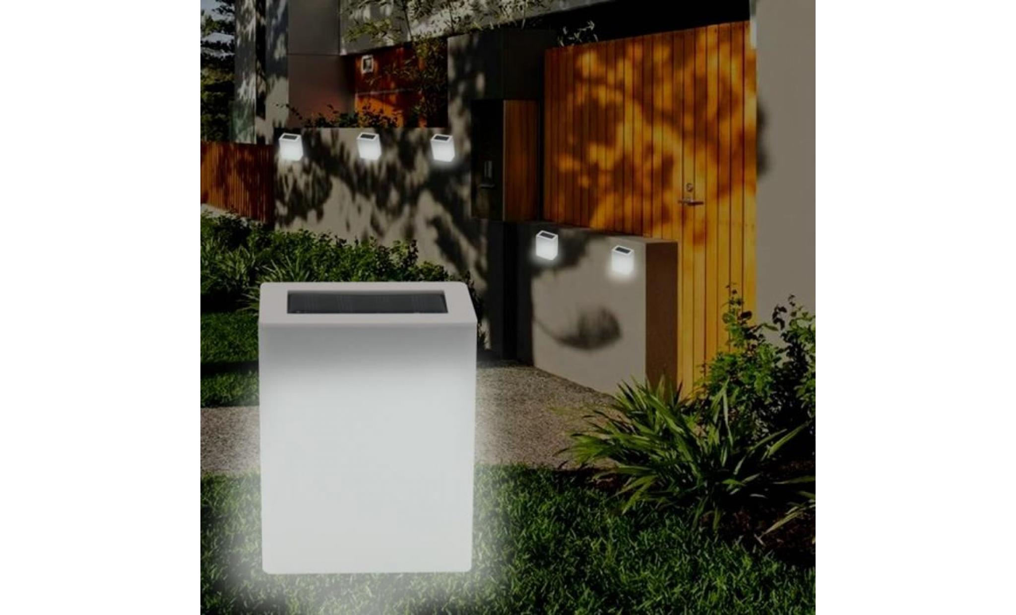 deuxsuns®lumière de mur solaire extérieur de lumières de jardin de lampe de barrière lampe de table de barre de lampe de pas cher