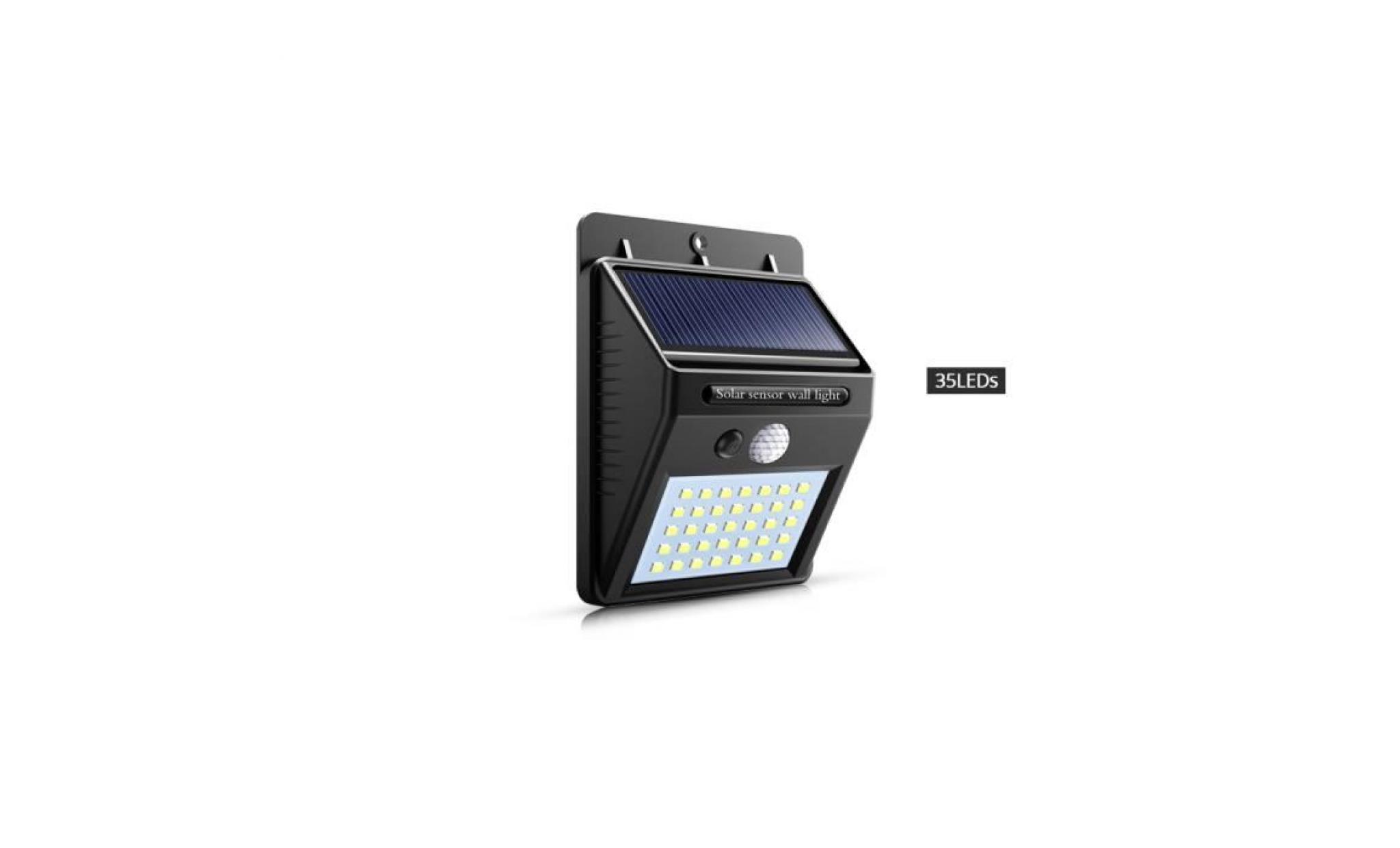 dotopon®35 led de charge solaire extérieure jardin lumière ampoule pir motion sensor solaire lampe solaire lumière nuit capteur