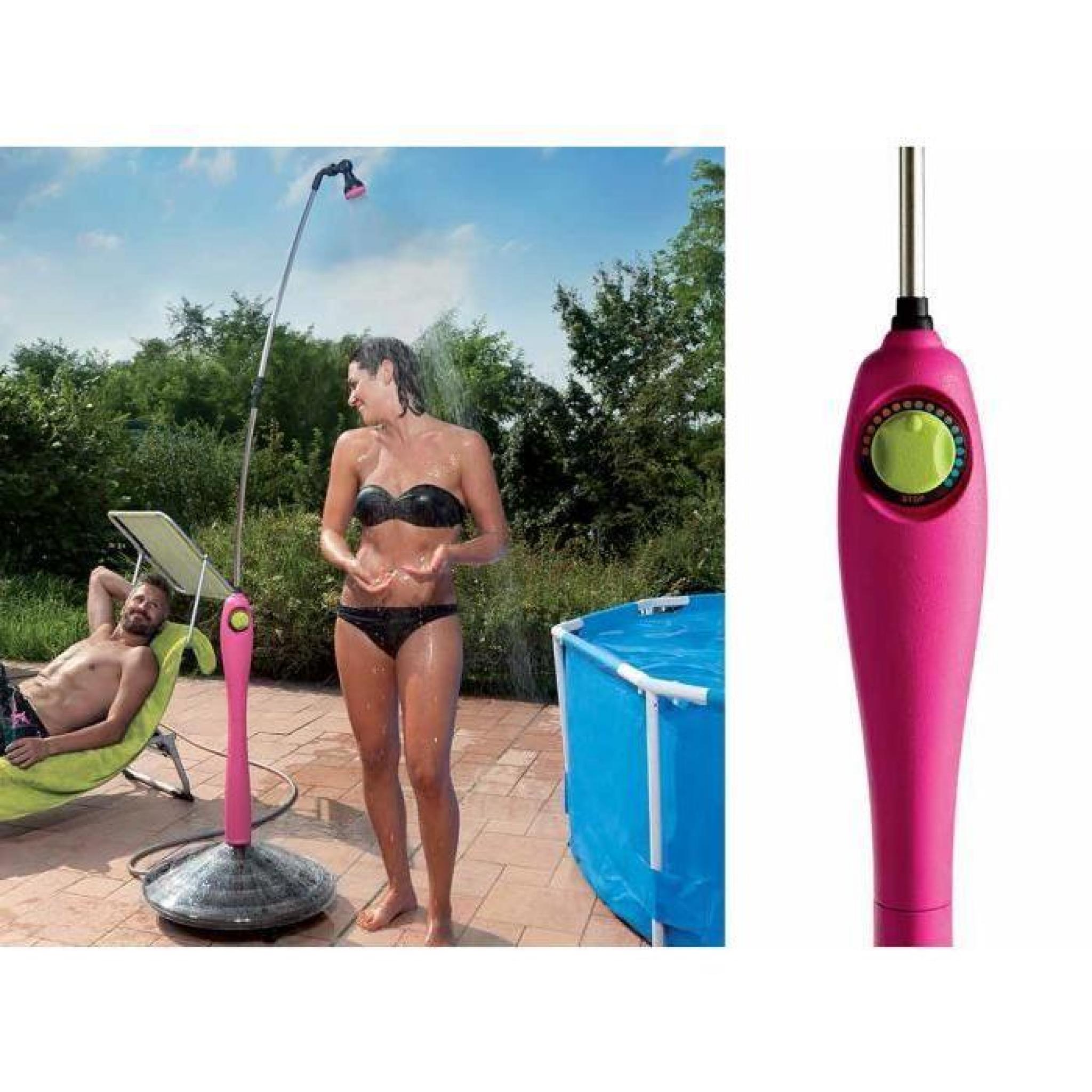 Douche solaire pour piscine Sunny Style - Fuchsia pas cher