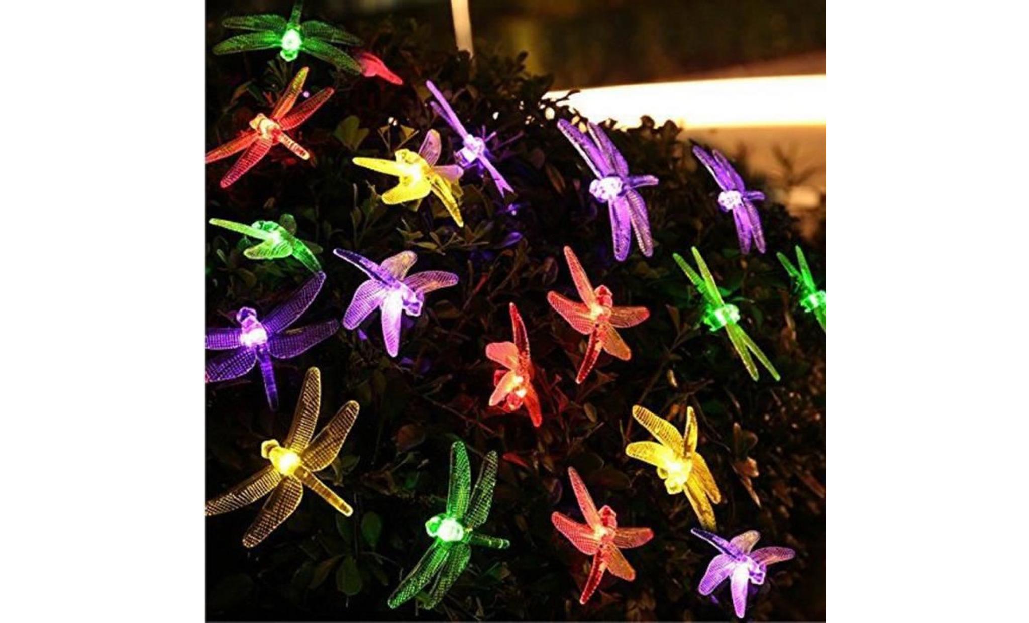 dragonfly Énergie solaire éclairage lampes solaires de lumières couleurs li789800