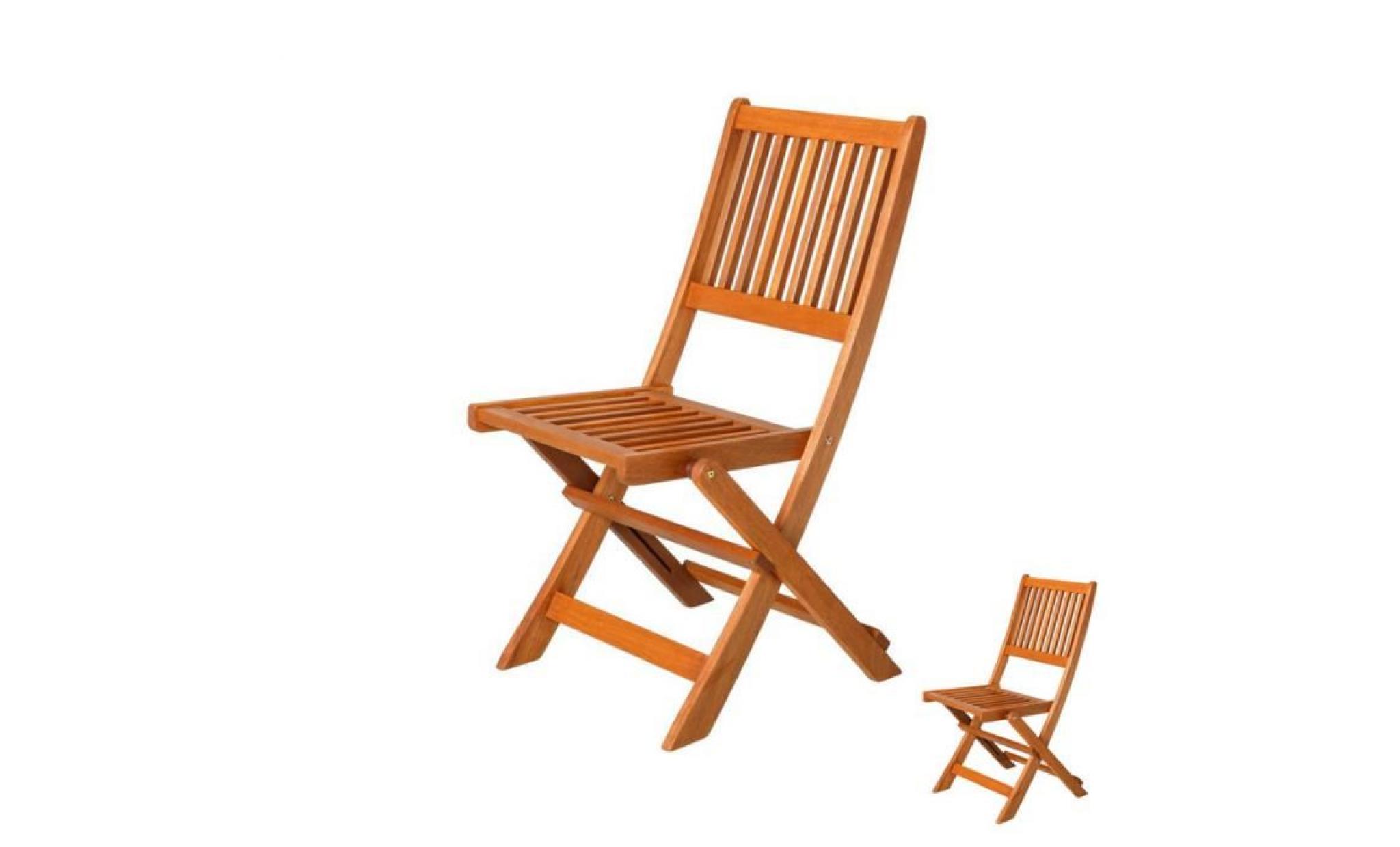 duo de chaises pliantes en bois   moofushi   l 46 x l 65 x h 87