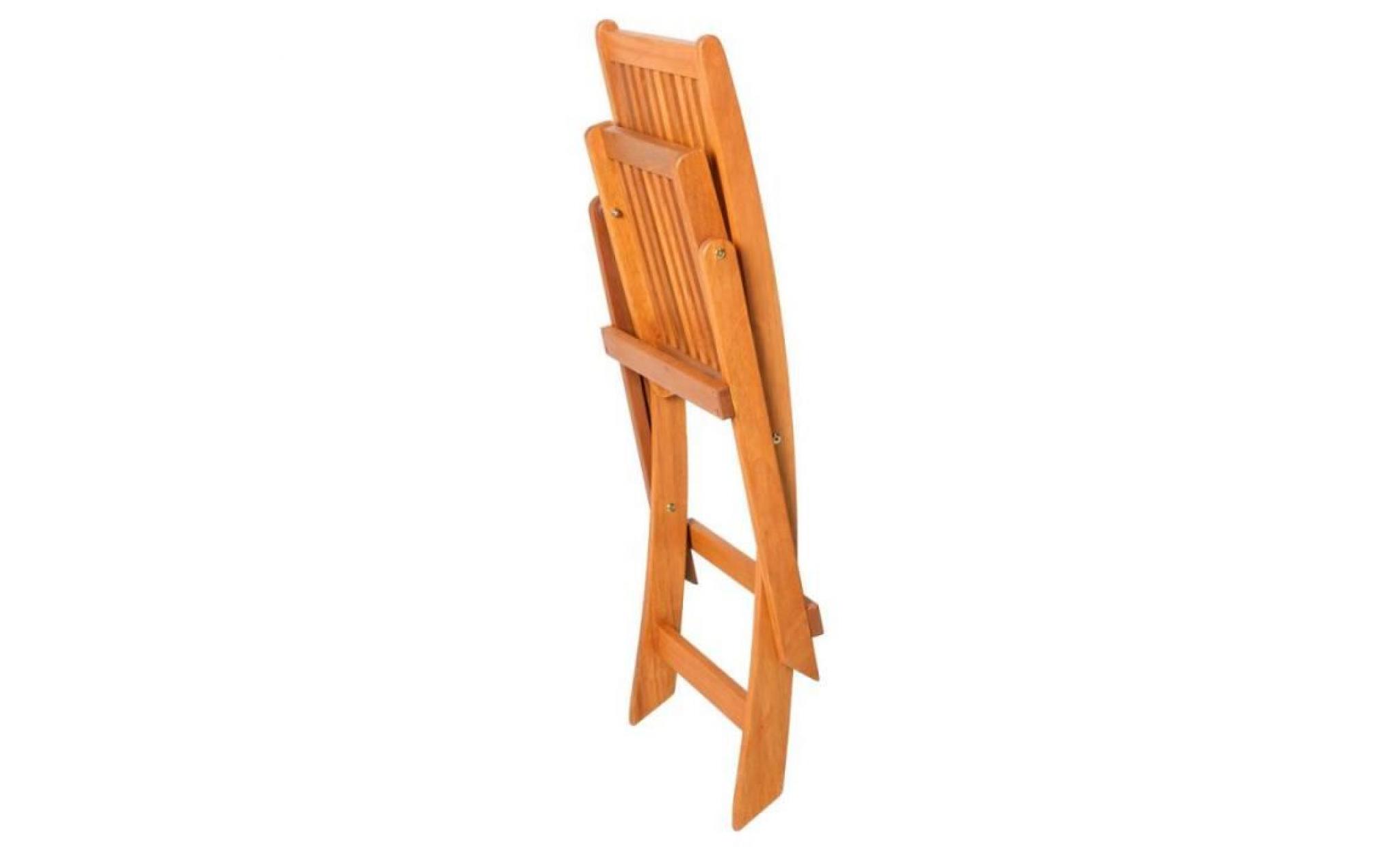 duo de chaises pliantes en bois   moofushi   l 46 x l 65 x h 87 pas cher