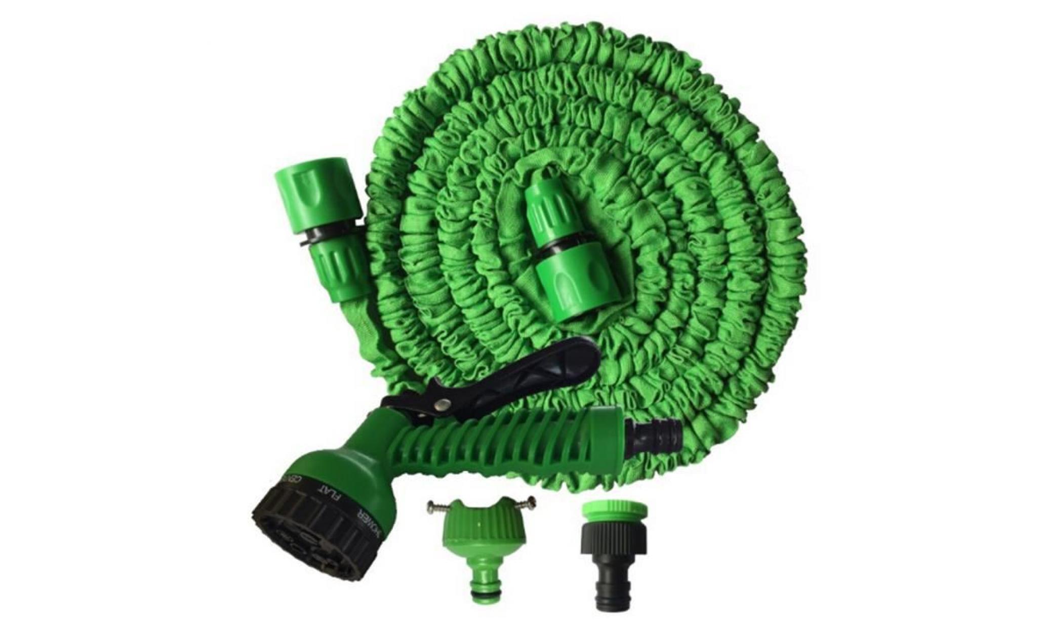 eau de lavage 100ft tuyau d'arrosage rétractable eau voiture tuyau télescopique outils de plomberie wash outil //vert