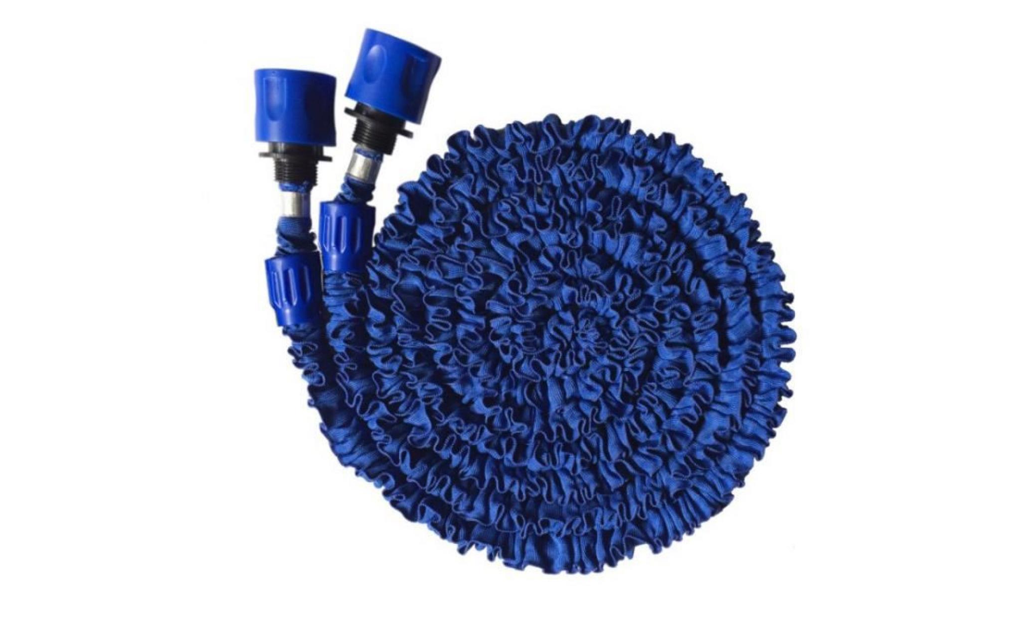 eau de lavage 50ft tuyau d'arrosage rétractable eau voiture tuyau télescopique outils de plomberie wash outil //bleu pas cher