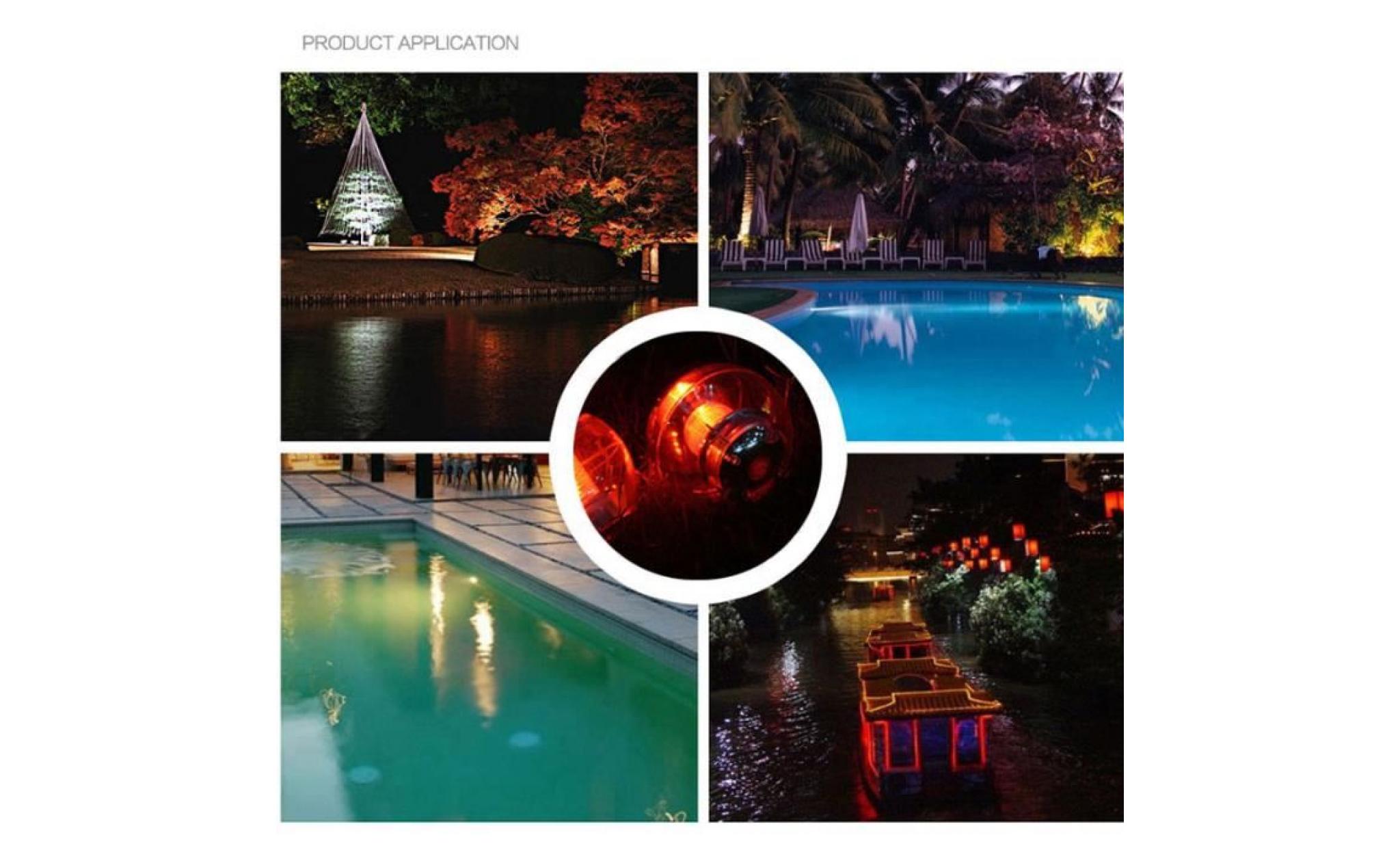 Éclairage de piscine imperméable à l'eau de jardin changement automatique de couleur solaire poudre flottante lumière de nuit pas cher