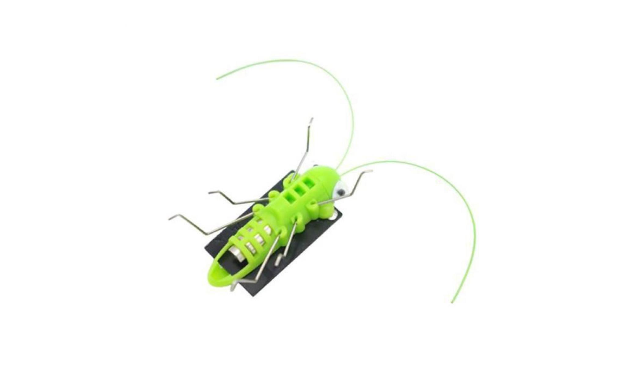 Éducation à énergie solaire grasshopper robot jouet solaire gadget jouet cadeau whicloud2125