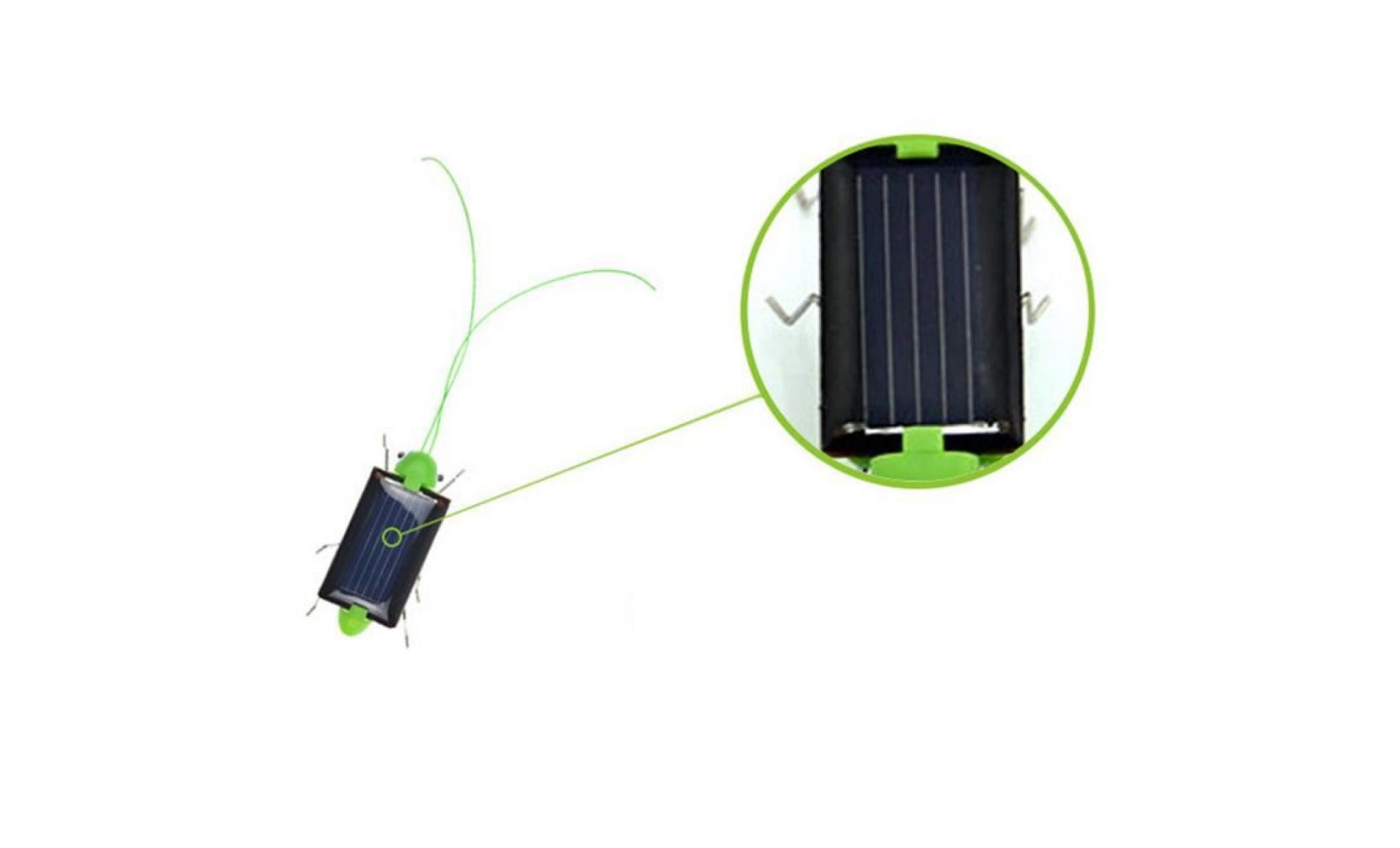 Éducation à énergie solaire grasshopper robot jouet solaire gadget jouet cadeau whicloud2125 pas cher