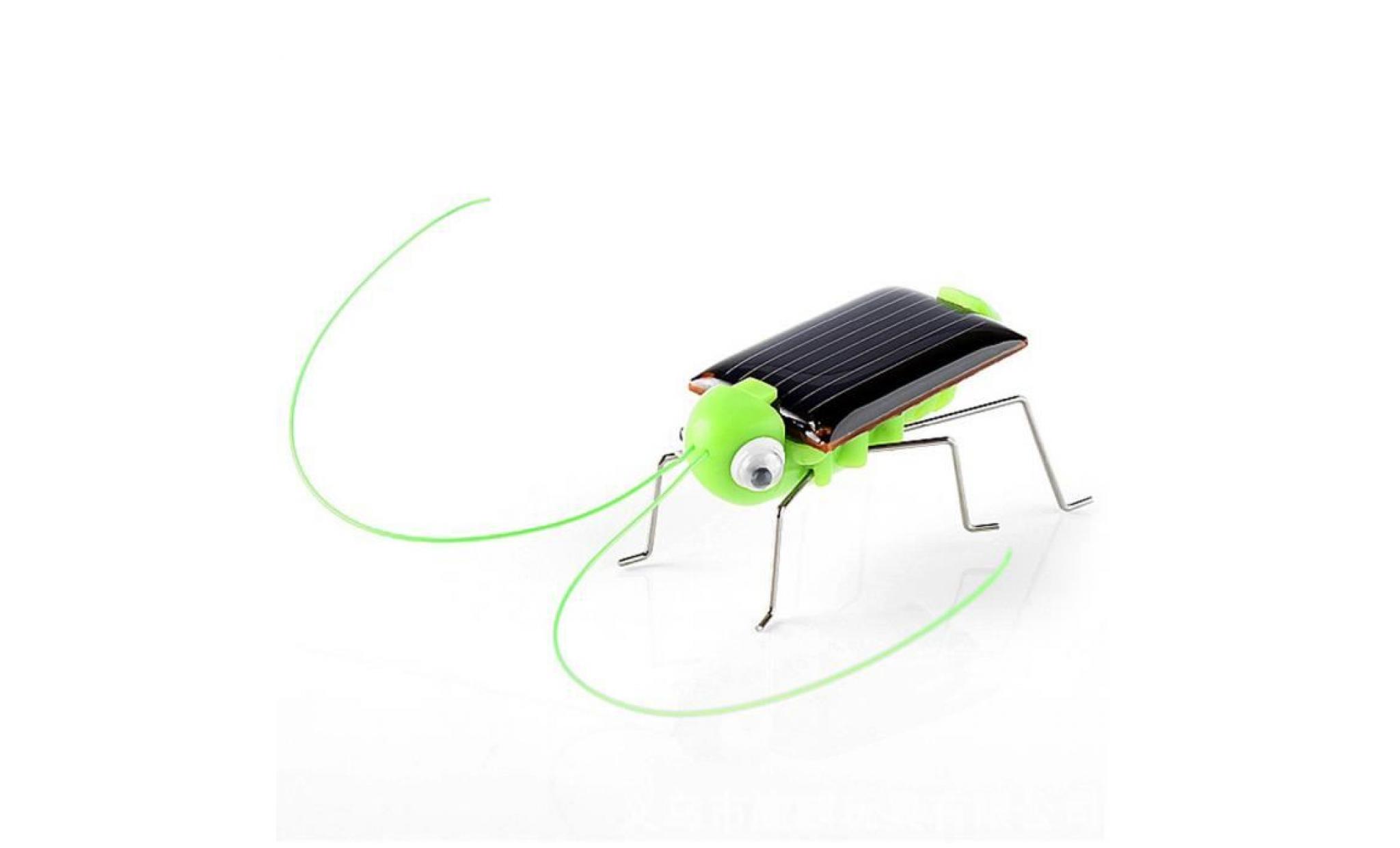 Éducation à énergie solaire grasshopper robot jouet solaire gadget jouet cadeau whicloud2125 pas cher