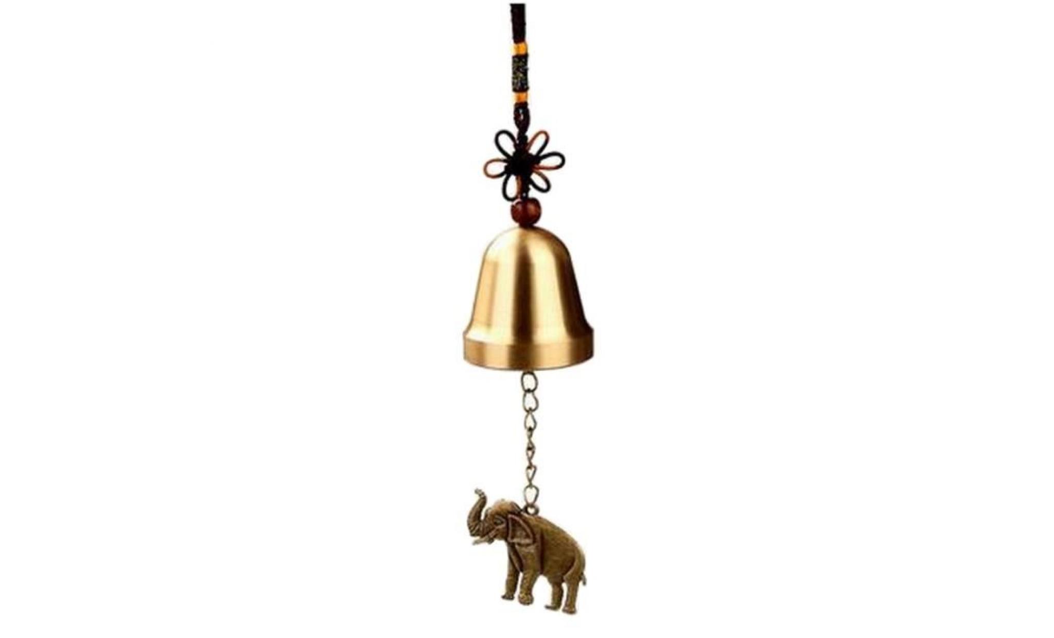 [Éléphant 1] chimes classique vent métal cuivre bells vent hanging décor