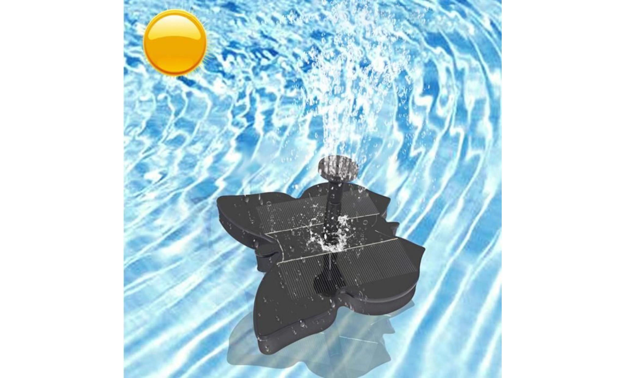en forme de papillon sprinkler jardin piscine paysage décor solaire pompe à eau fontaine gh299 pas cher