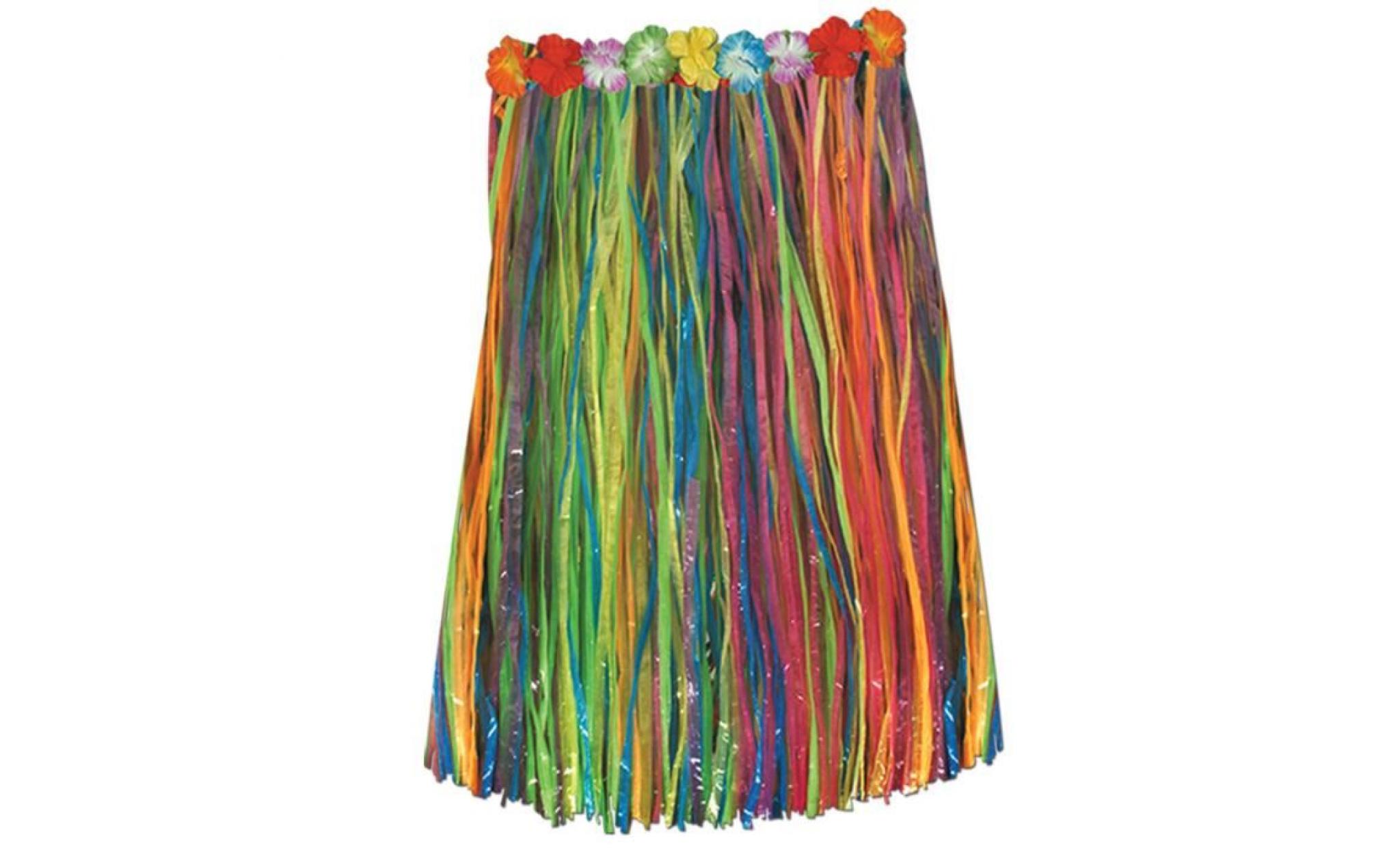 enfant multi couleur gazon artificiel hula jupe à motif floral baudrier 1gcdky pas cher