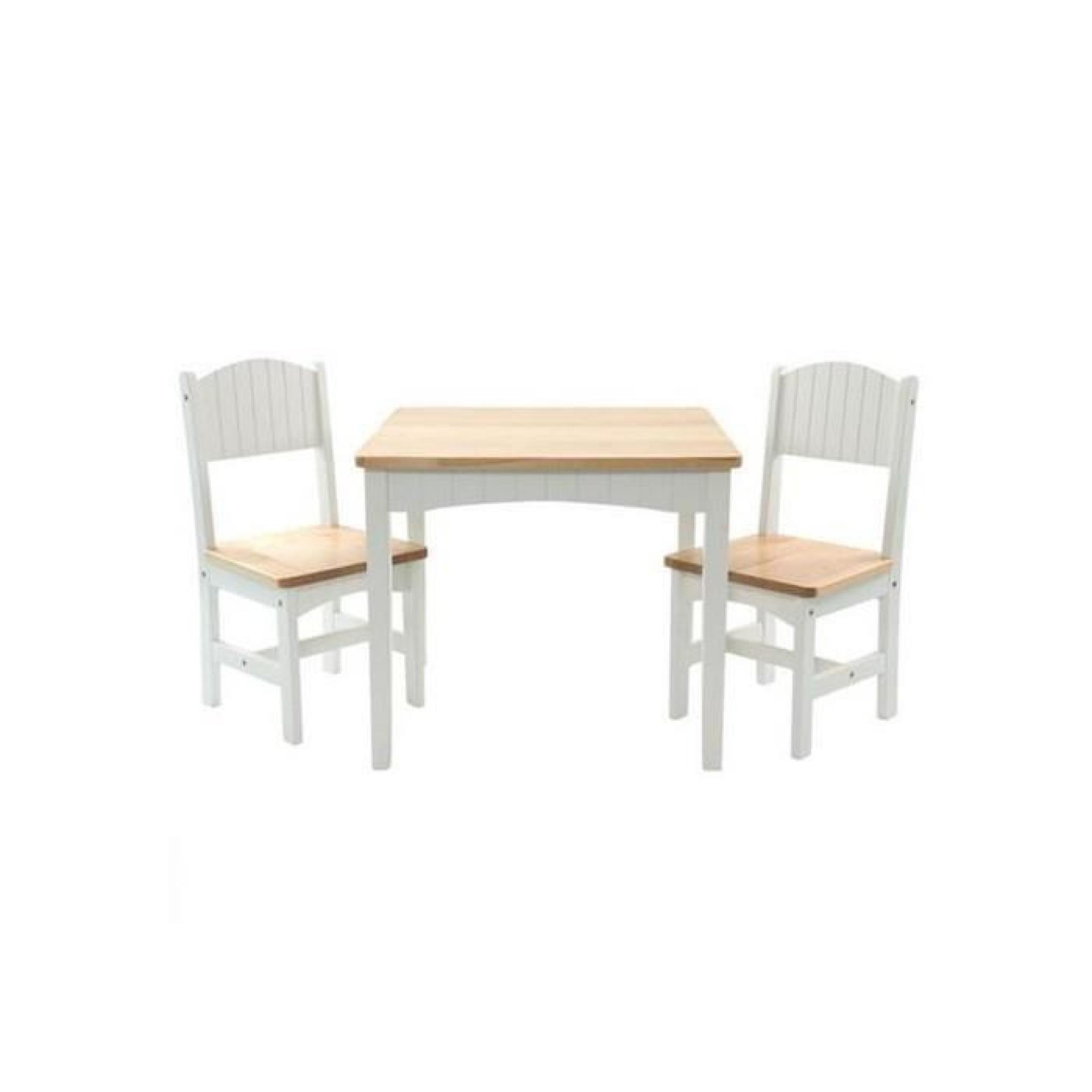 Ensemble table + chaises Celine