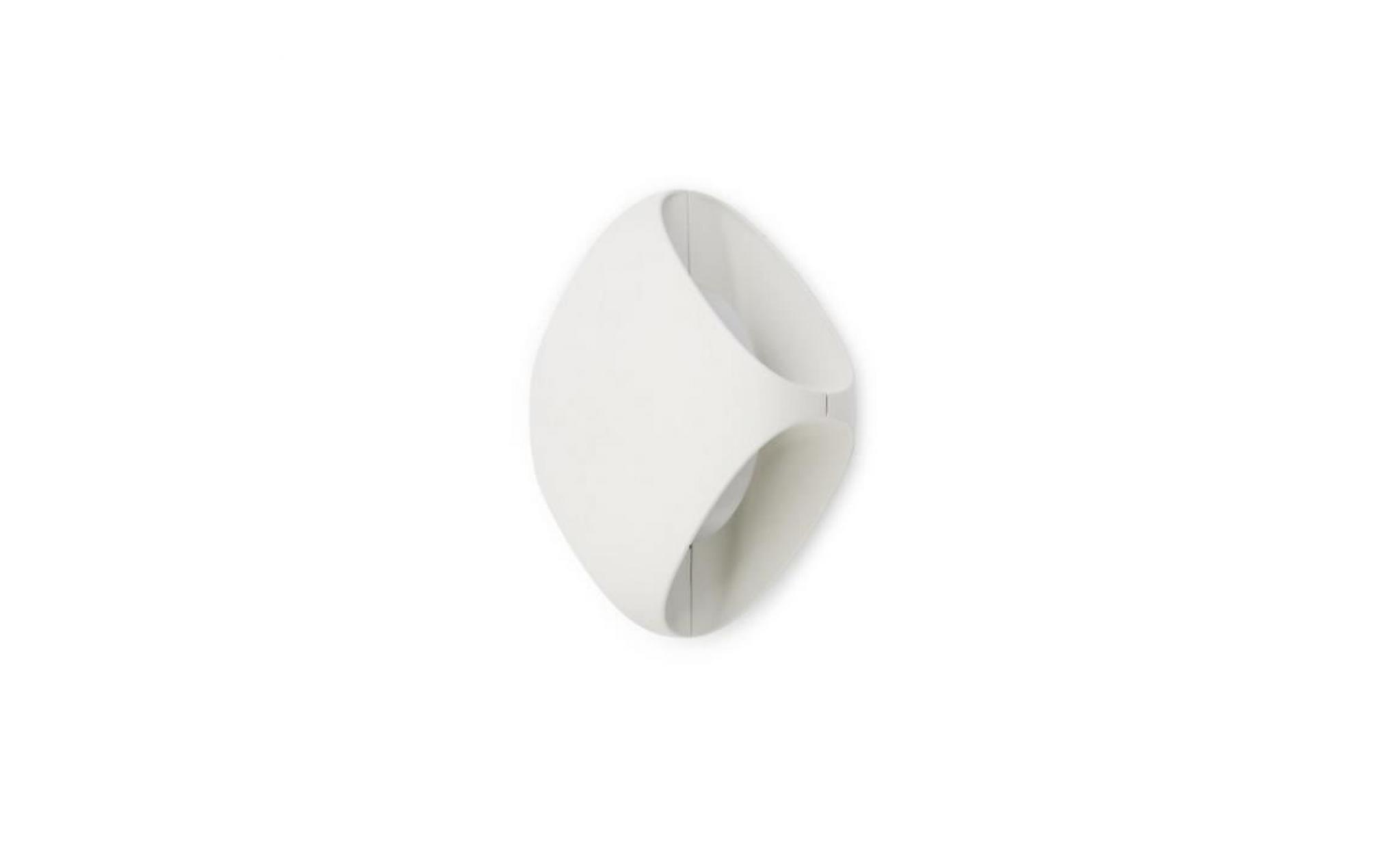 Faro - Applique extérieure blanche Bu-oh LED IP65 H15 cm - Blanc 15,5 cm pas cher