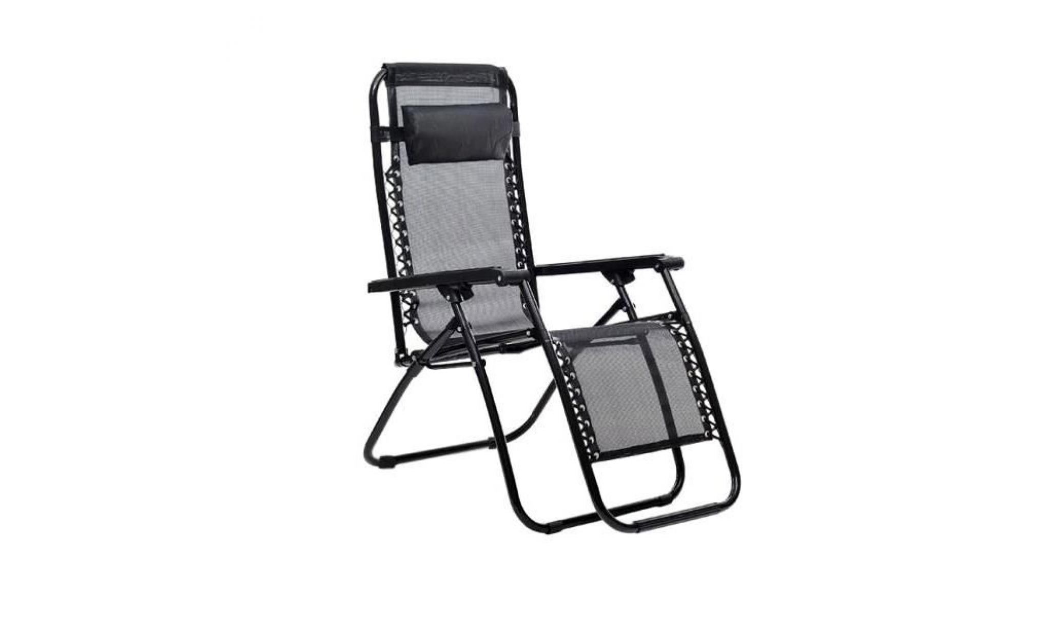 fauteuil de détente extérieur zero gravity fauteuil de plage patio piscine cour inclinable pas cher