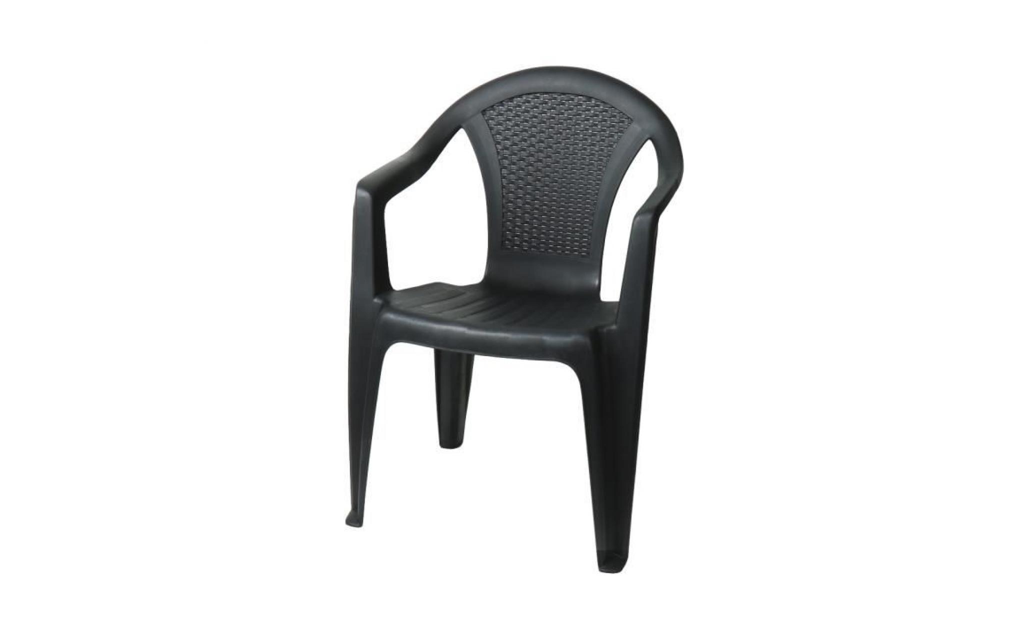 fauteuil de jardin arpa luxe noir