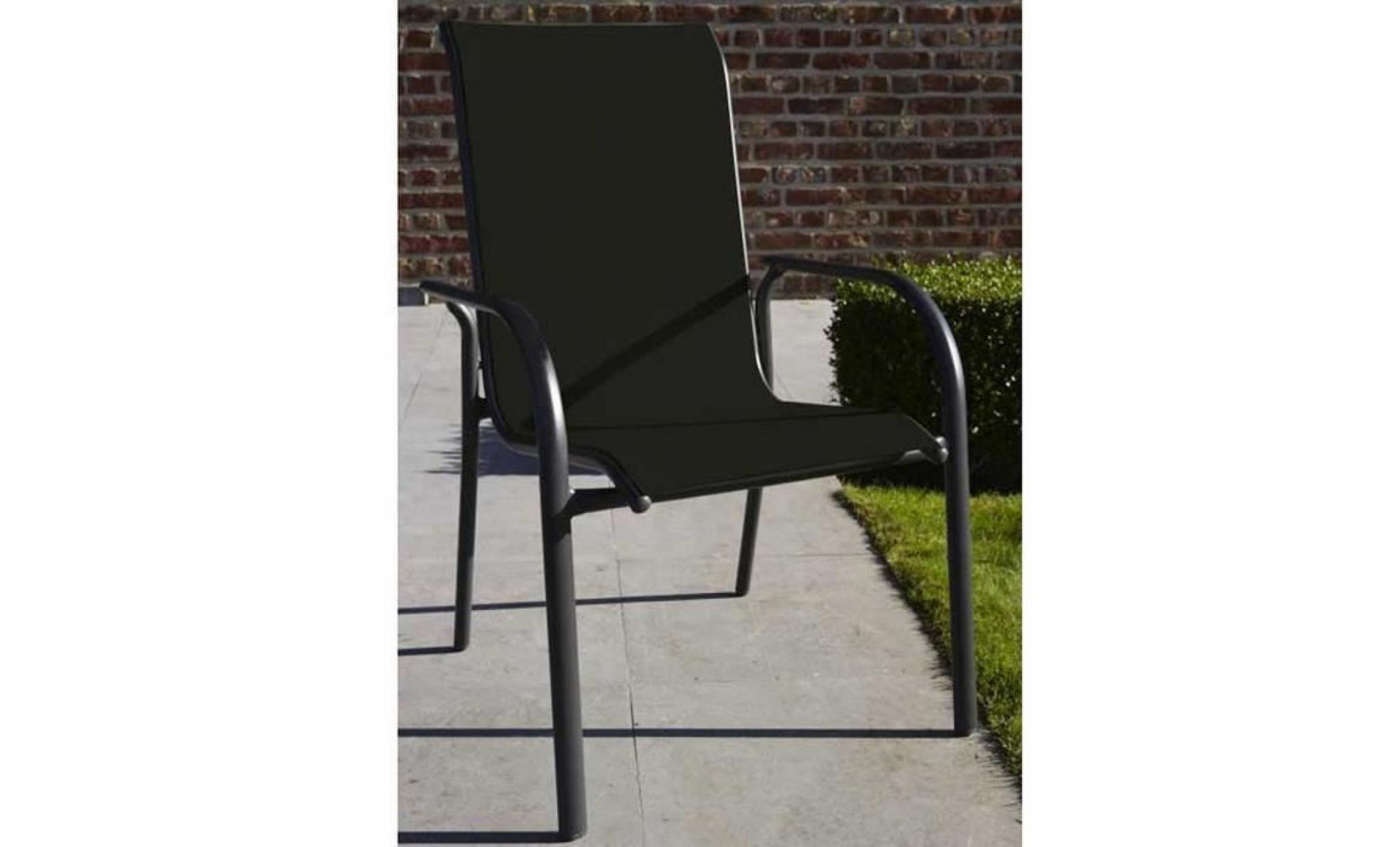 fauteuil de jardin black garden noir