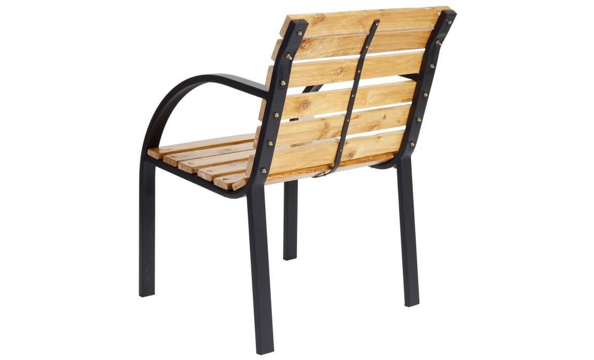 fauteuil de jardin carlota ii   bois naturel   couleur principale:naturel pas cher
