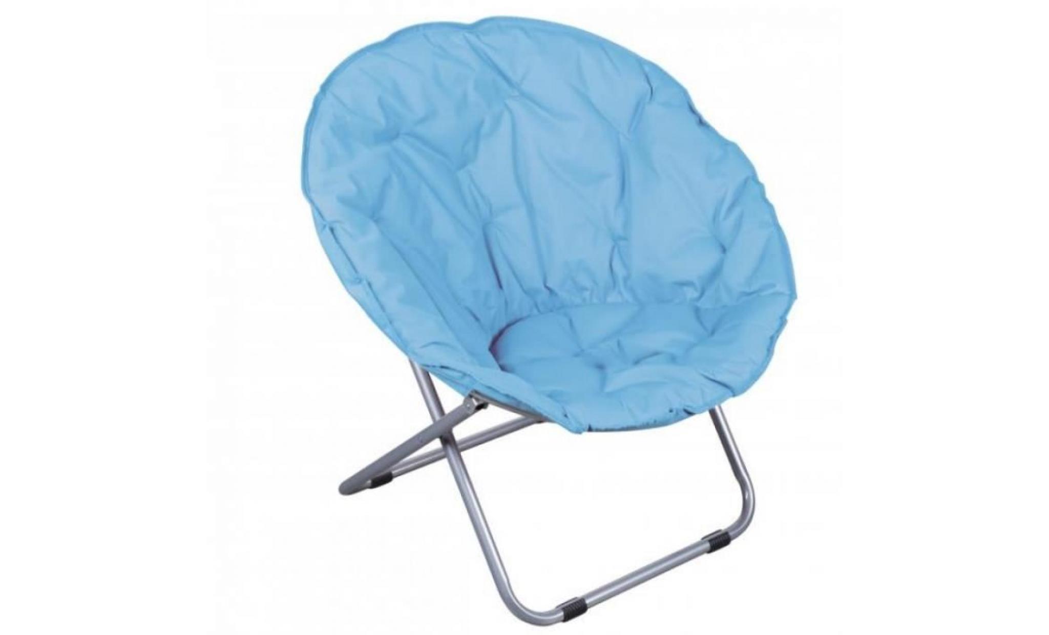 fauteuil de jardin / loveuse pliable bleu