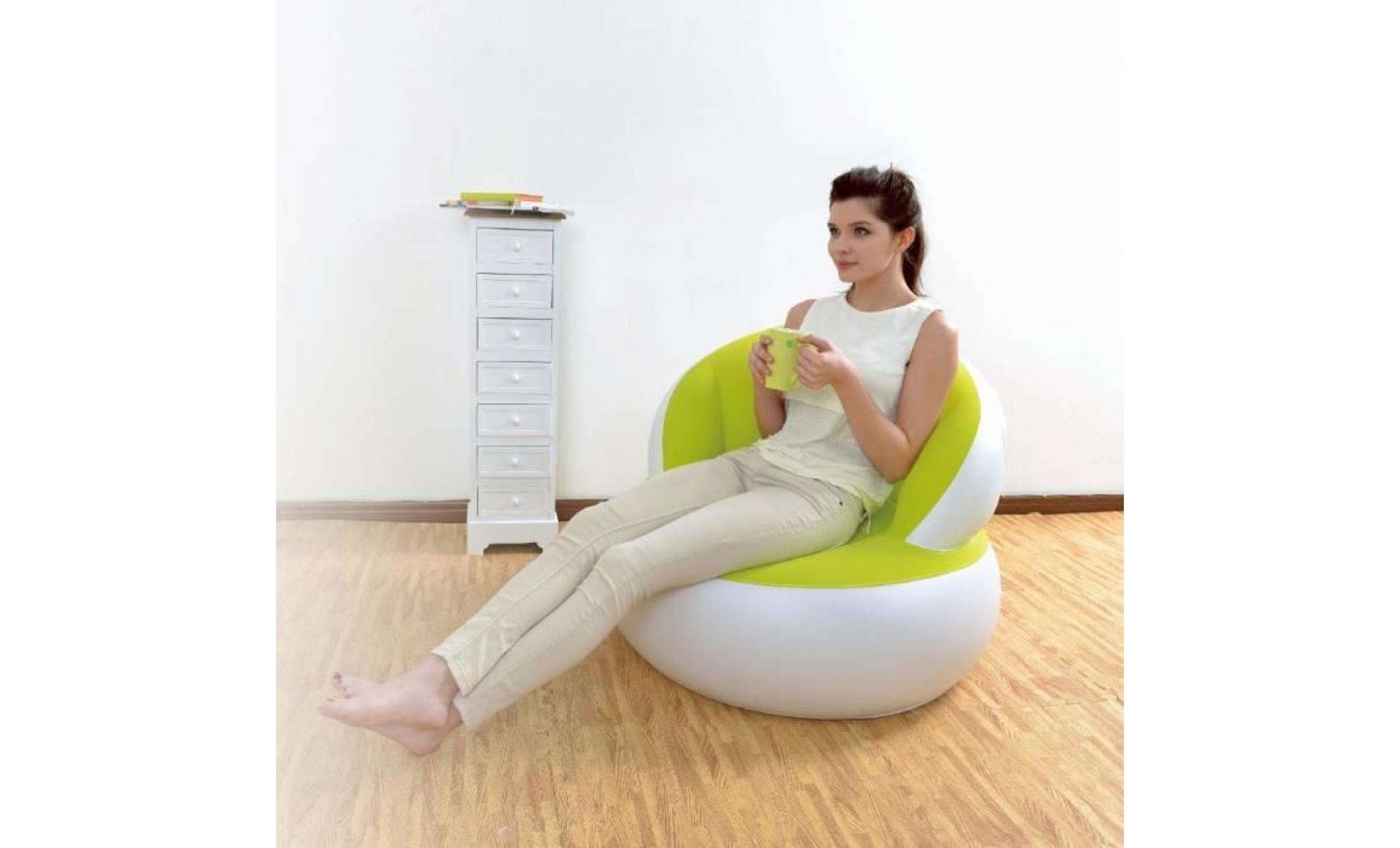 fauteuil design avec lumbar support pour gonflable, 3 couleurs assorties