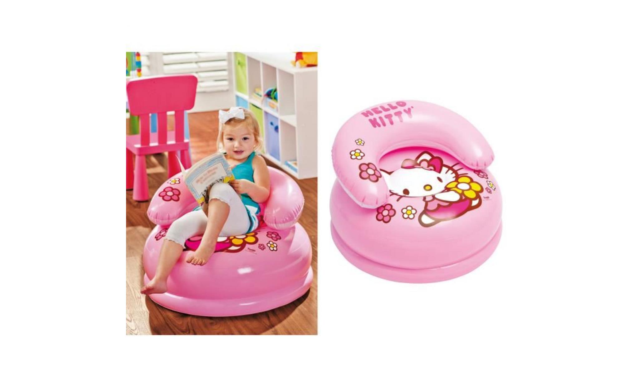 fauteuil gonflable hello kitty