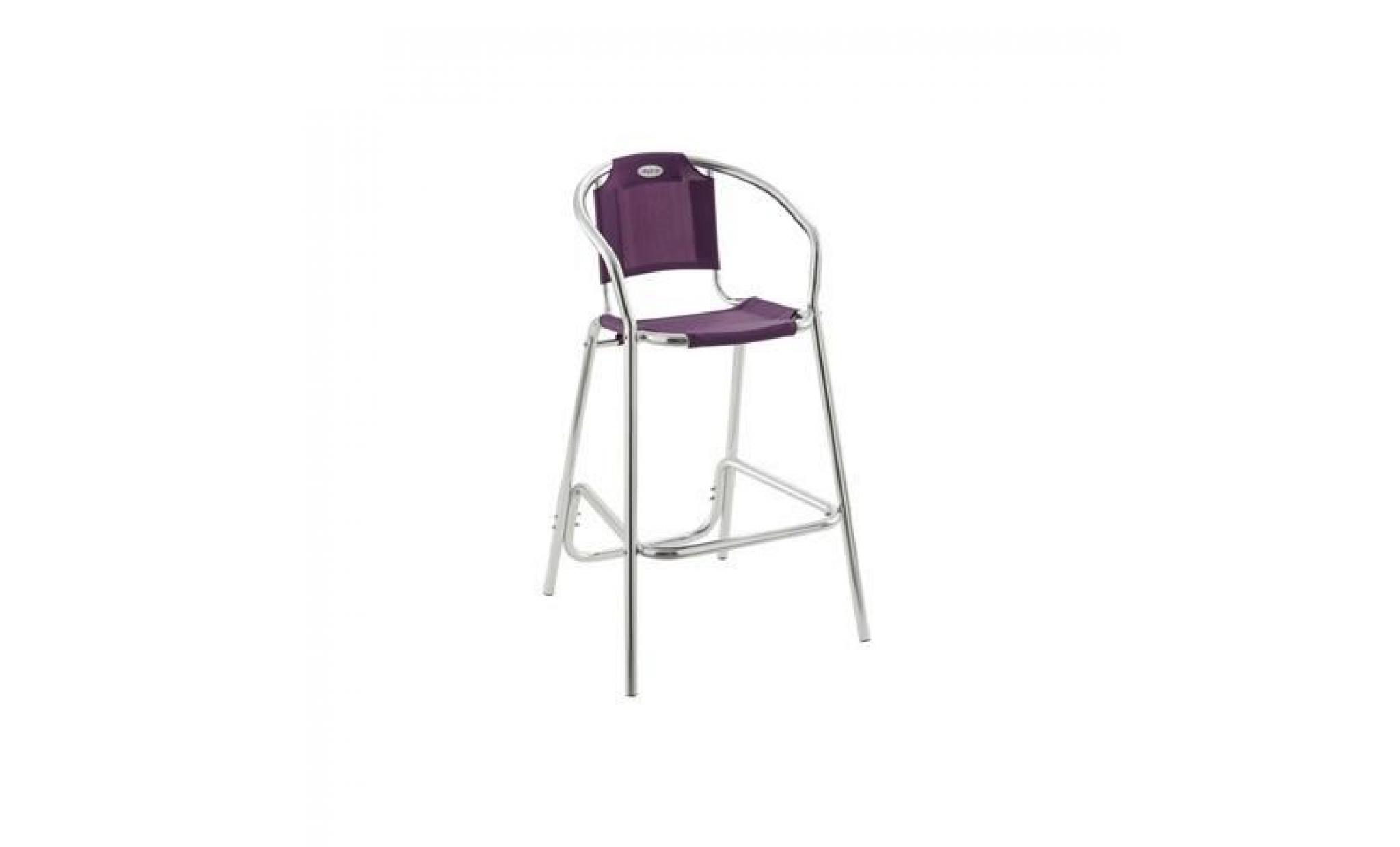 fauteuil haut ciudadella   violet pas cher