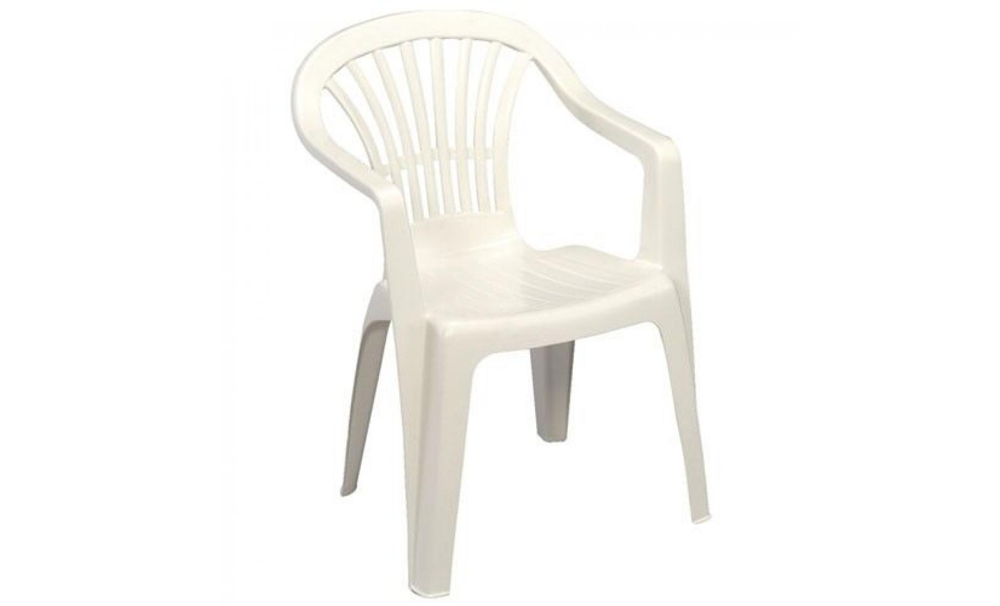 fauteuil monobloc altea blanc