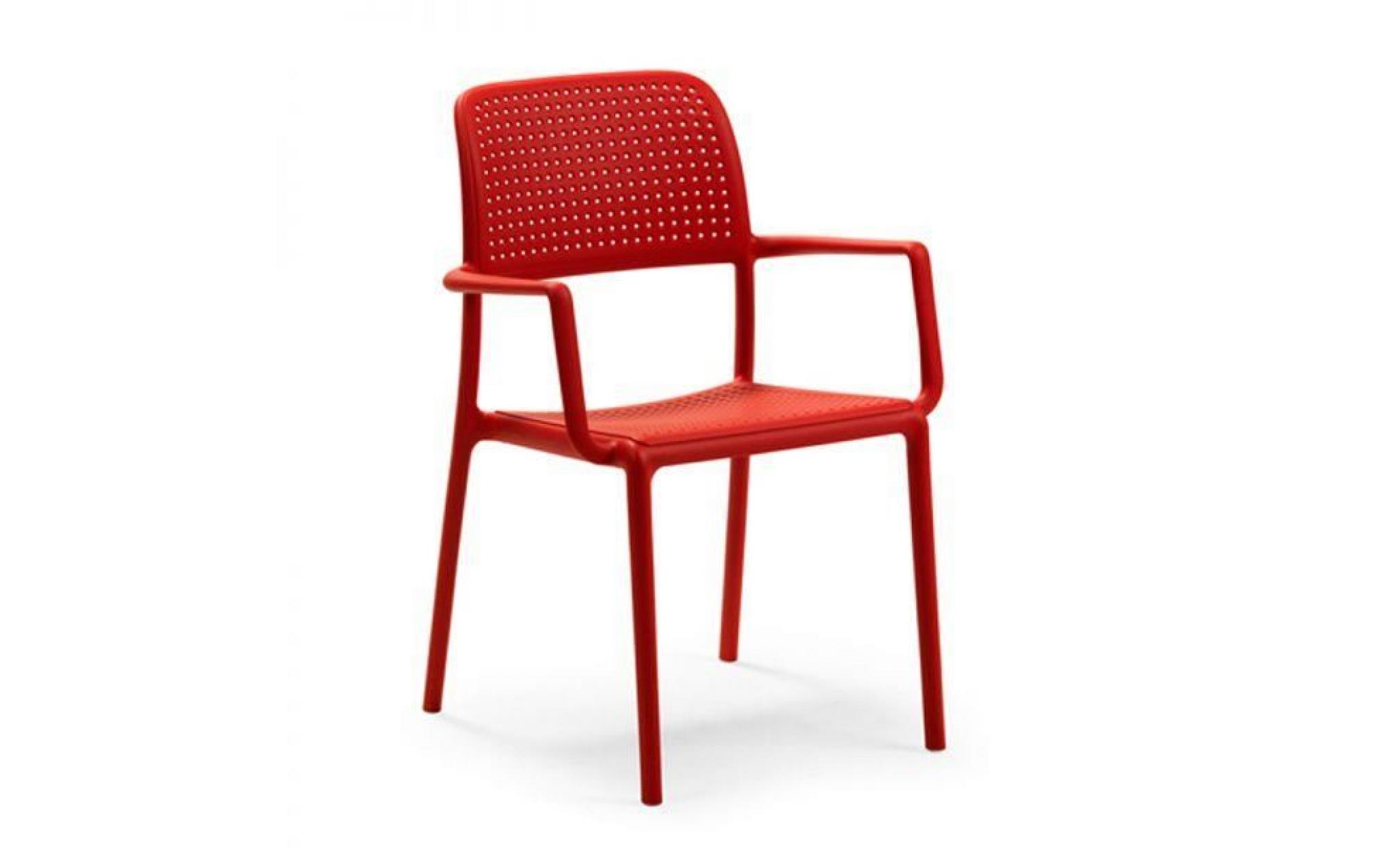 fauteuil nardi bora   rouge