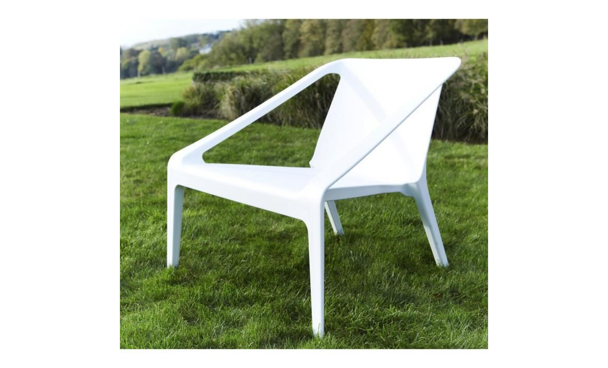 fauteuil pool side blanc