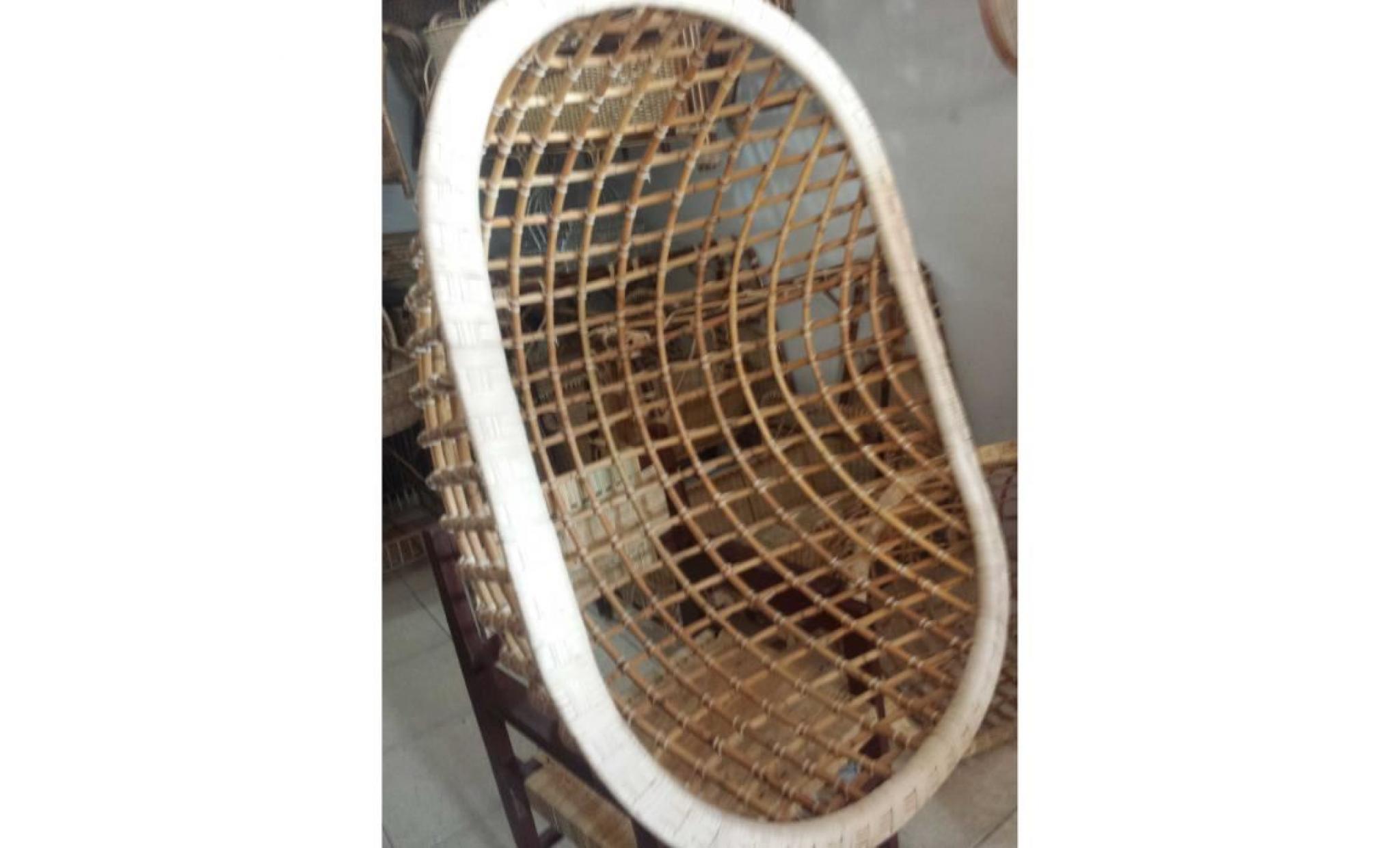 fauteuil suspendu bamboo fait main pas cher