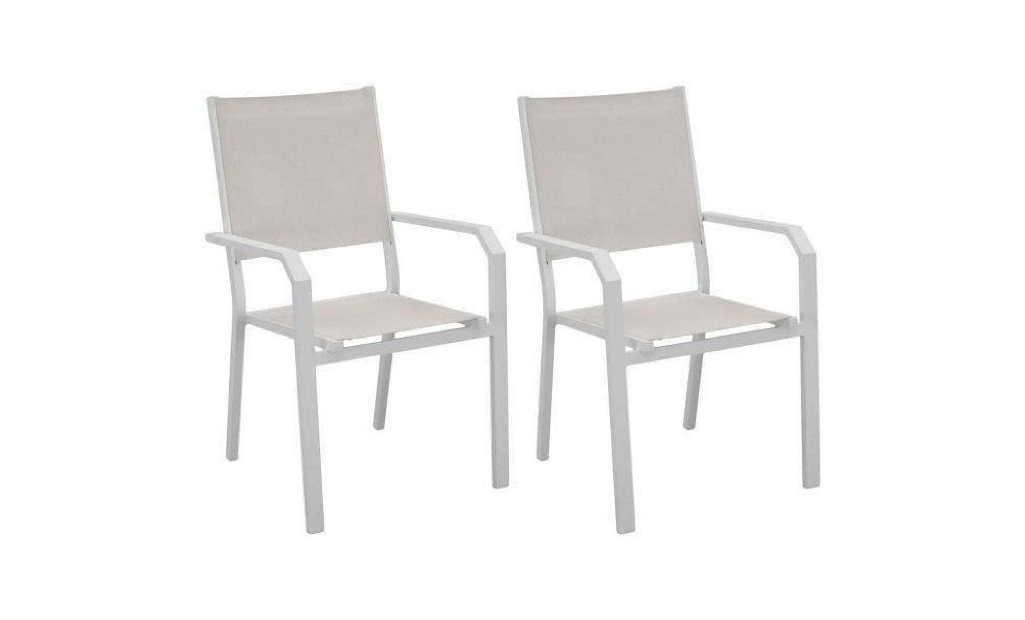 fauteuils de jardin en aluminium gemona (lot de 2)  294306_2