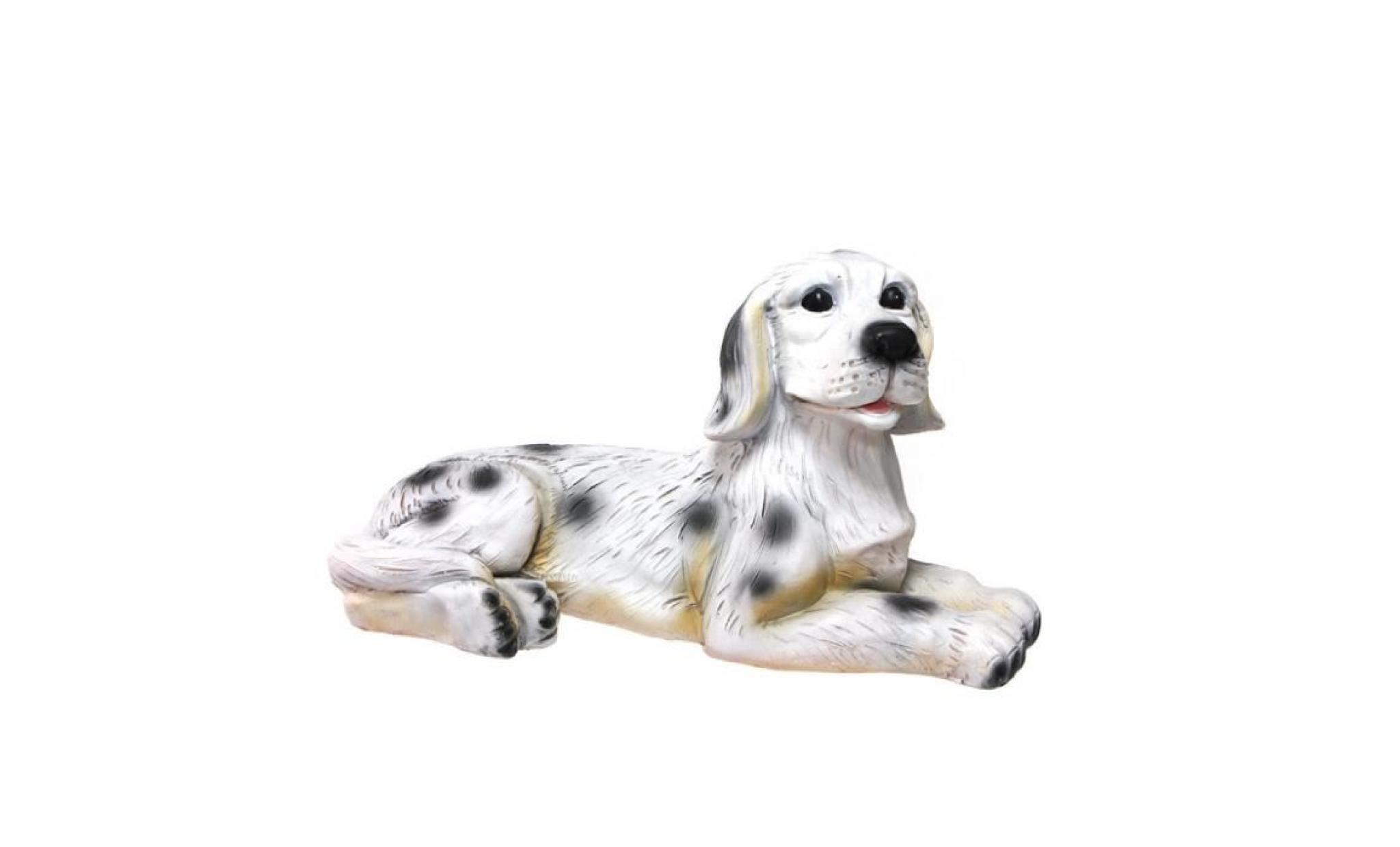 figurine décorative pour jardin  'chien dalmatien'   43cm de long