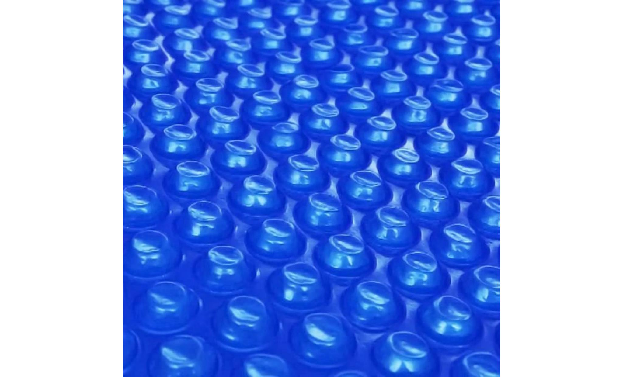 film solaire de piscine ronde pe 250 cm bleu