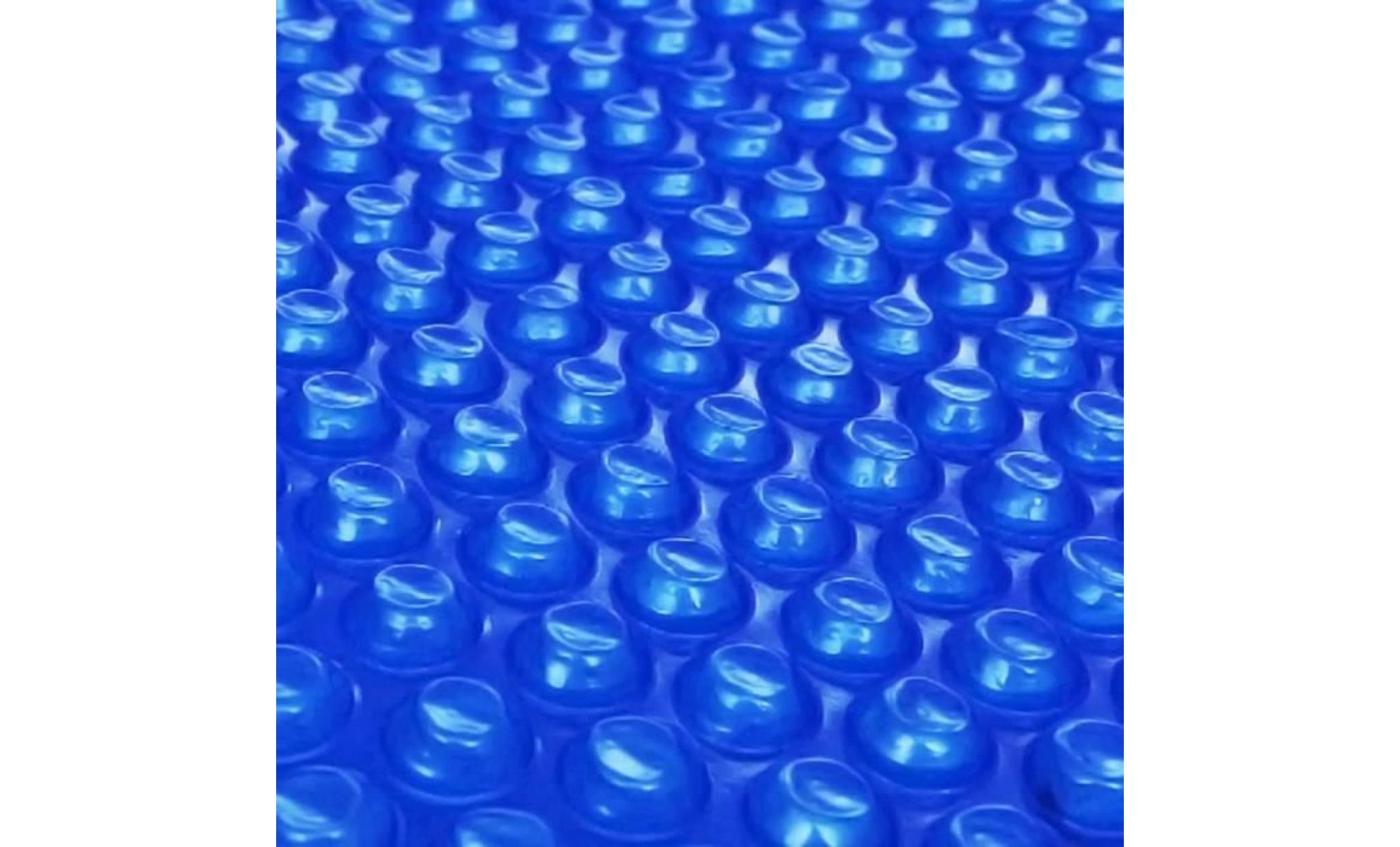 film solaire de piscine ronde pe 300 cm bleu