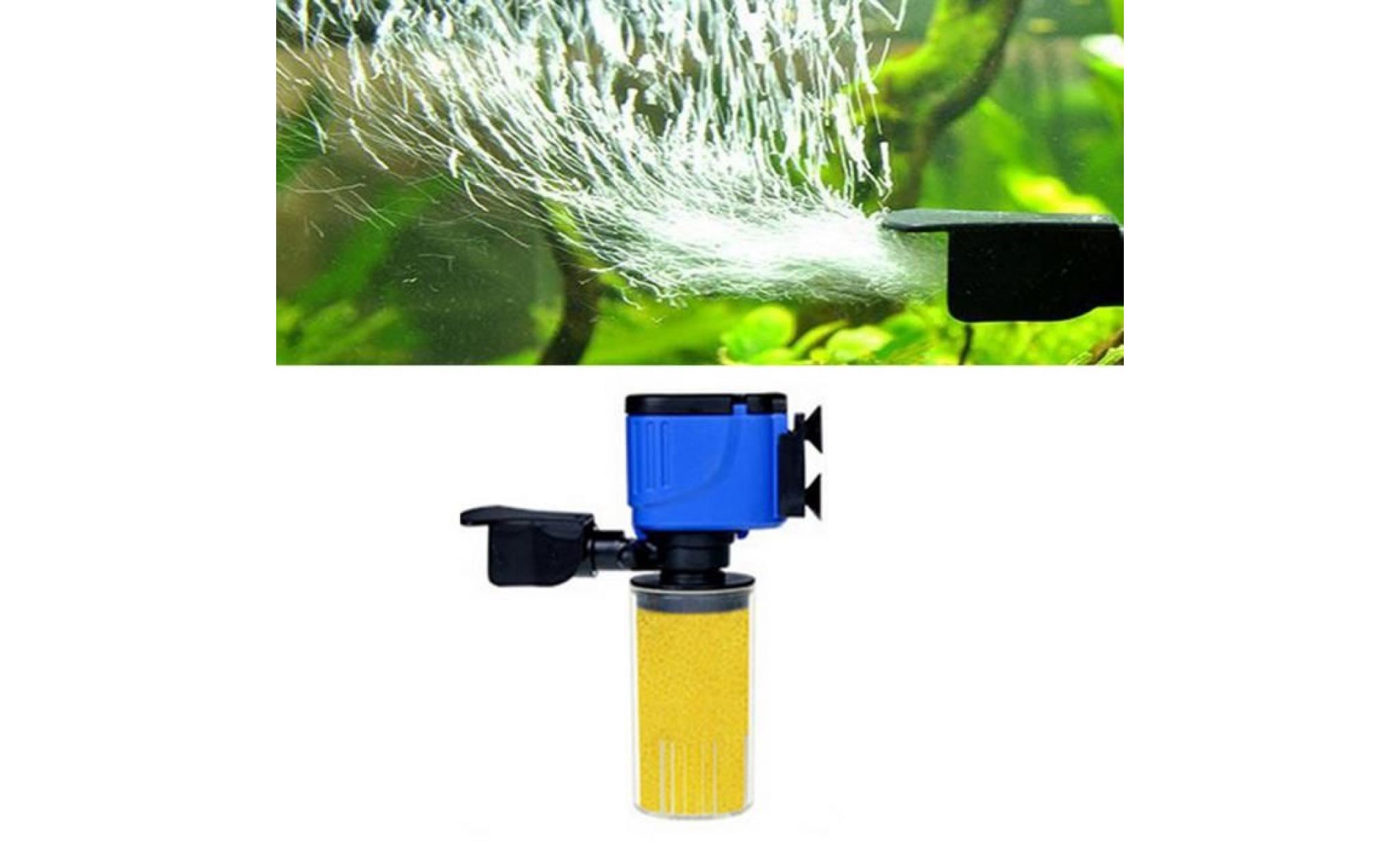 filtre d'aquarium pompe à oxygène submersible fish tank