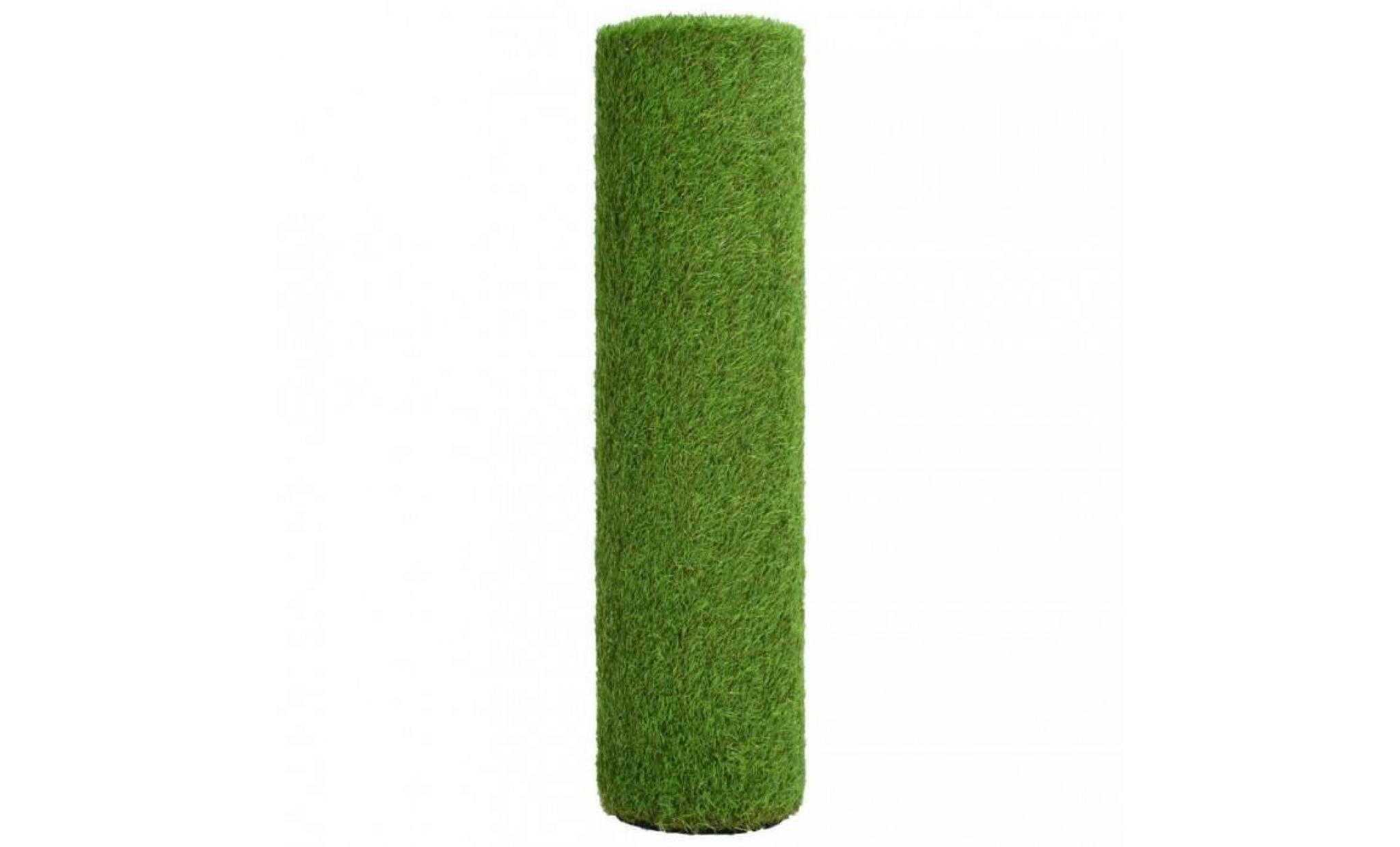 fleurs et plantes artificielles couleur : vert materiau du gazon : polypropylene matiere du tapis : sbr taill