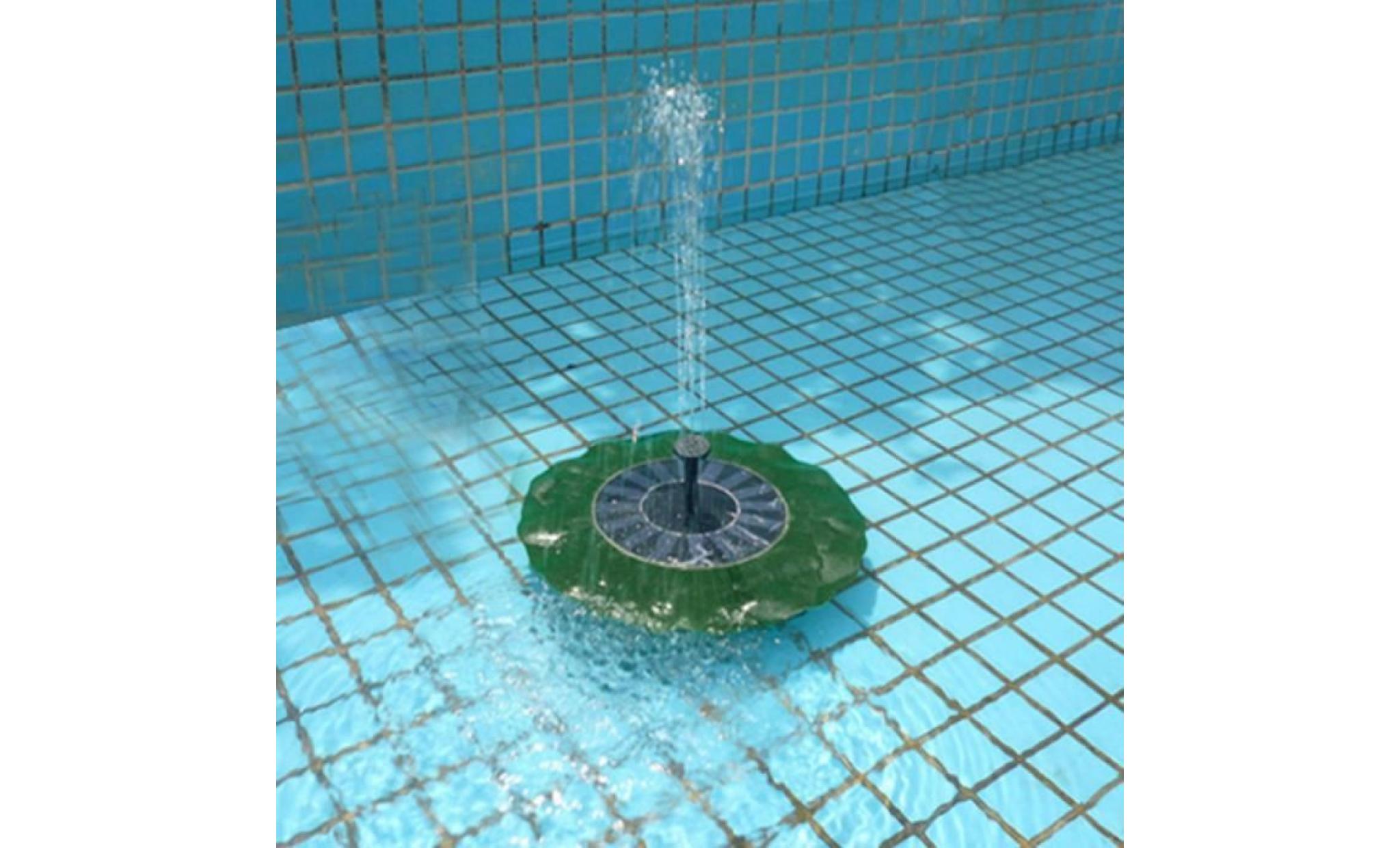 fontaine pompes d'eau piscine panneau solaire jardin Étang décoration 160l   h 7v 1.4w flottant lotus pas cher