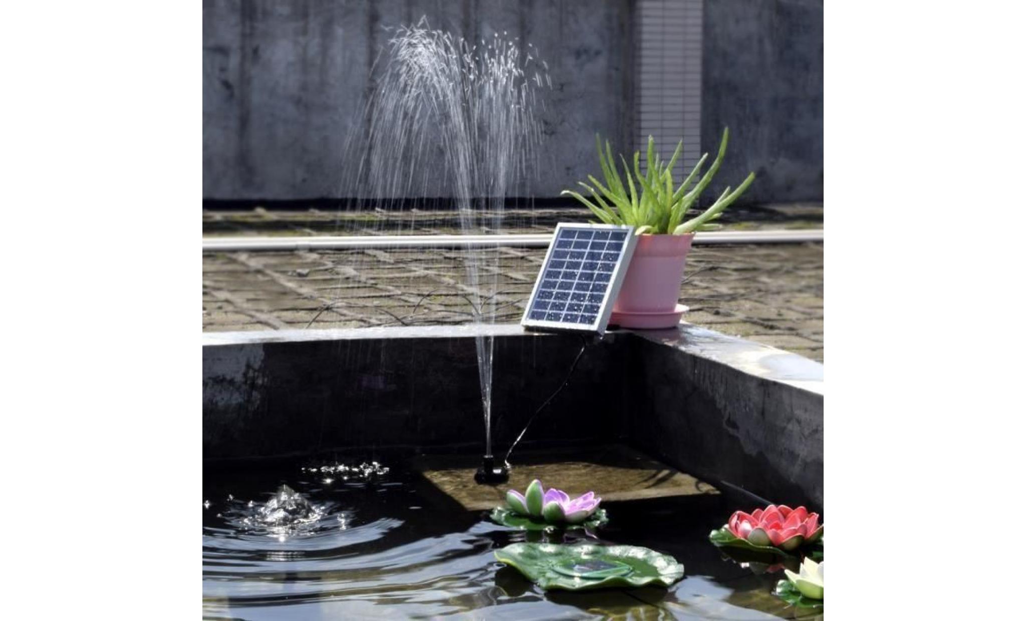 fontaine solaire pompe à eau solaire jardin alimenté par énergie solaire  l0607 pas cher