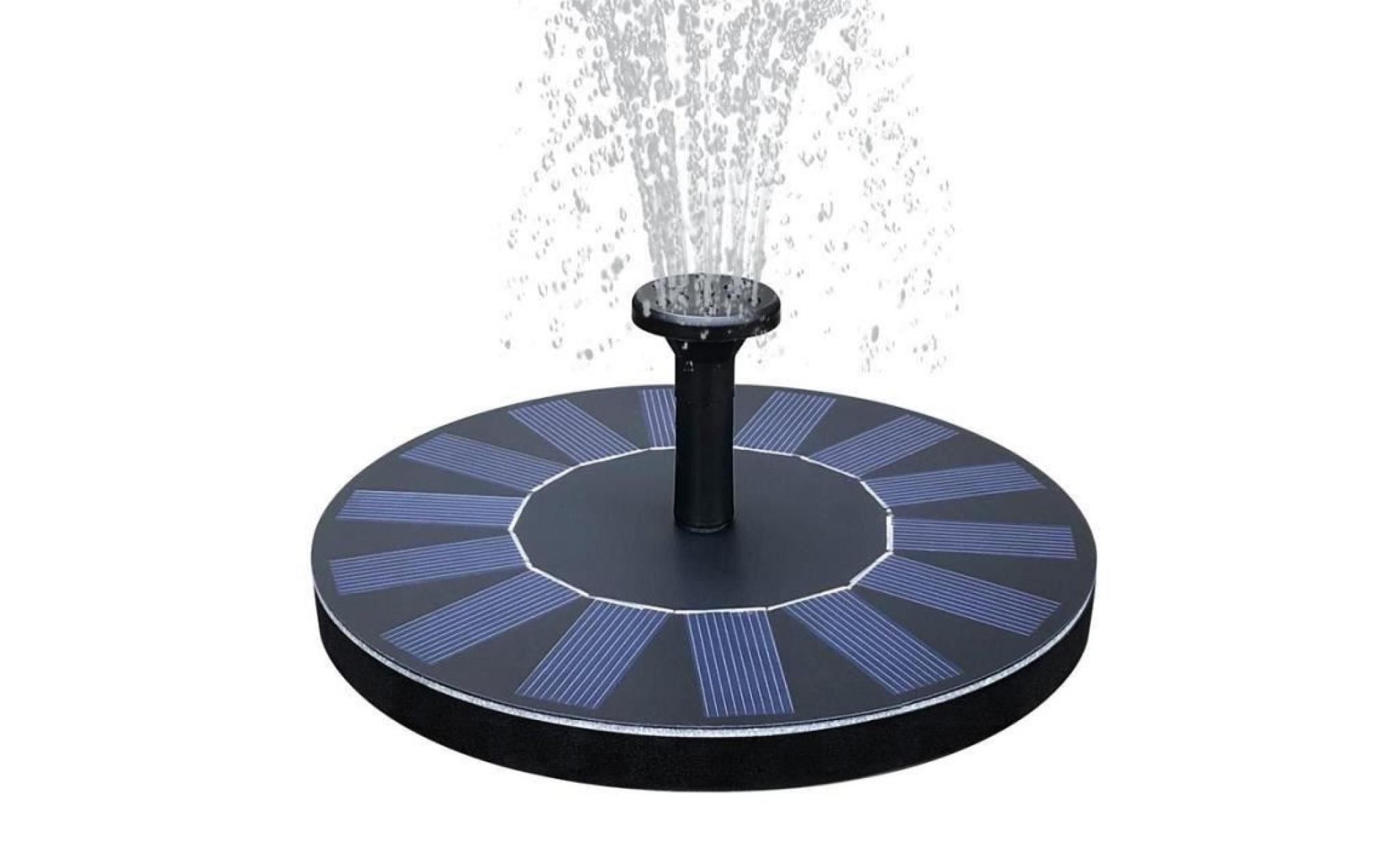 fontaine solaire pompe piscine 1.4w panneau solaire pompe à eau flottante solaire pour bassin / piscine / décoration de jardin pas cher