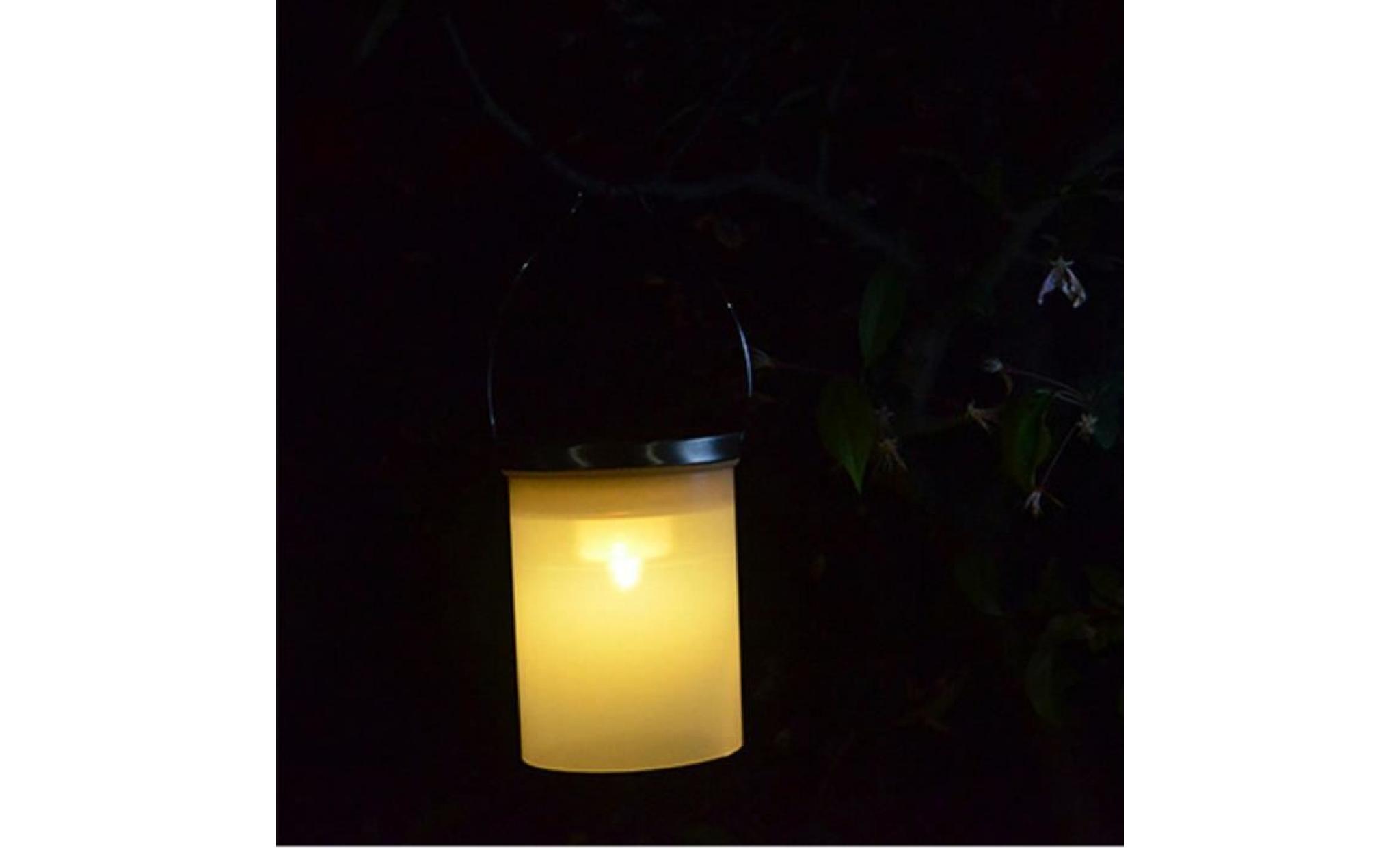 forme seau solaire led lampe de luster les lustres extérieur de jardin @soko003 pas cher